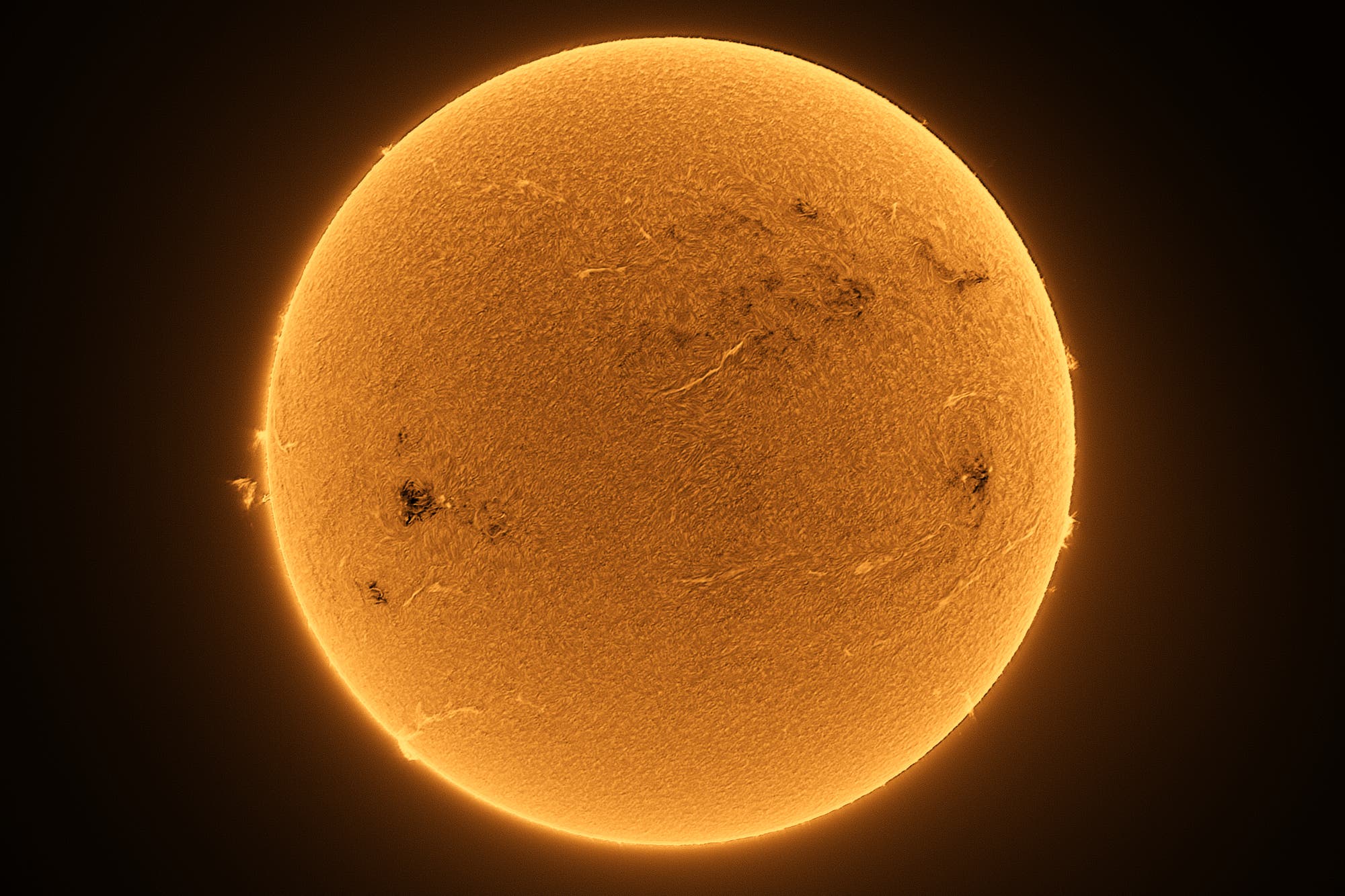 Sonne in H-Alpha