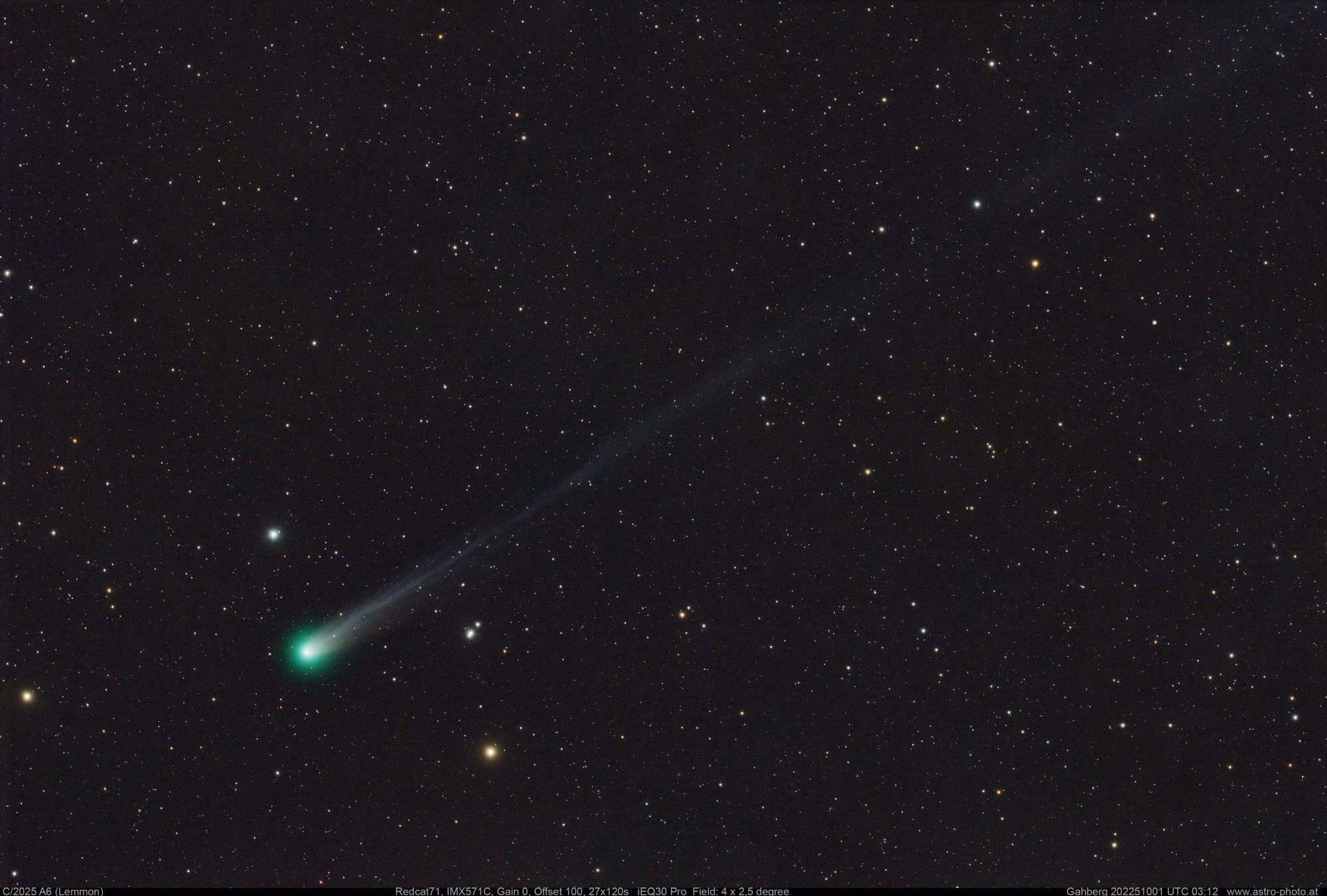 C/2025 A6 (Lemmon) mit 350 mm Brennweite