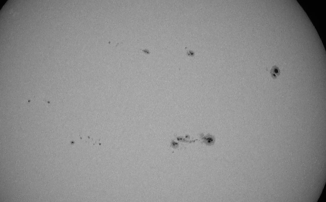 Sonnenflecken am 21. Januar 2025
