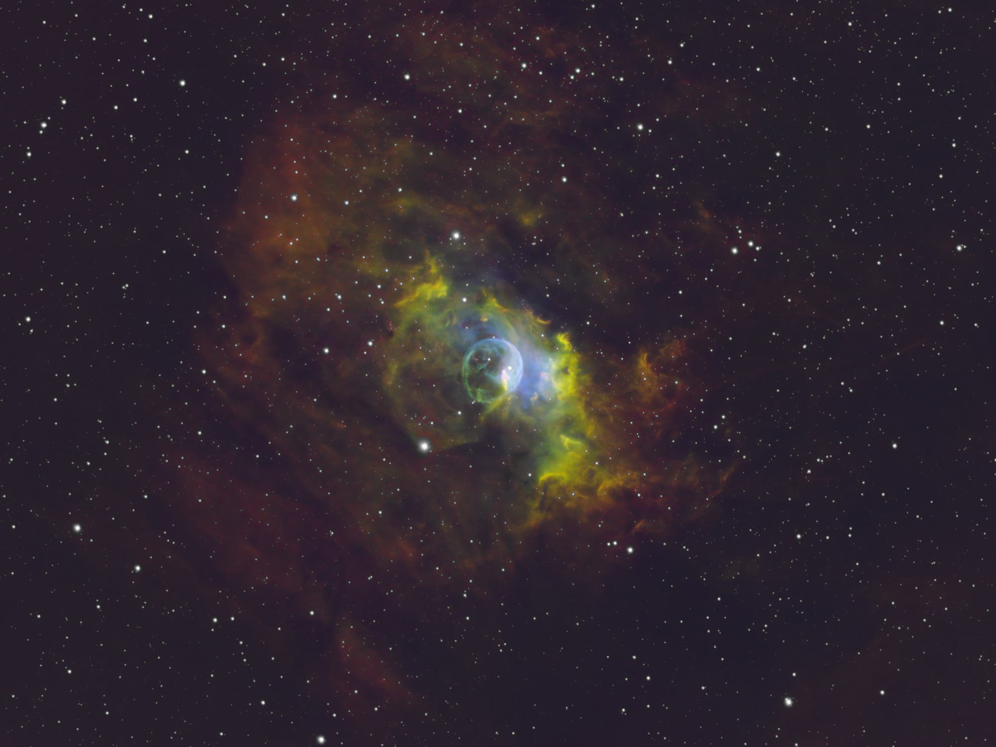 NGC7635 - Der Blasennebel in SHO