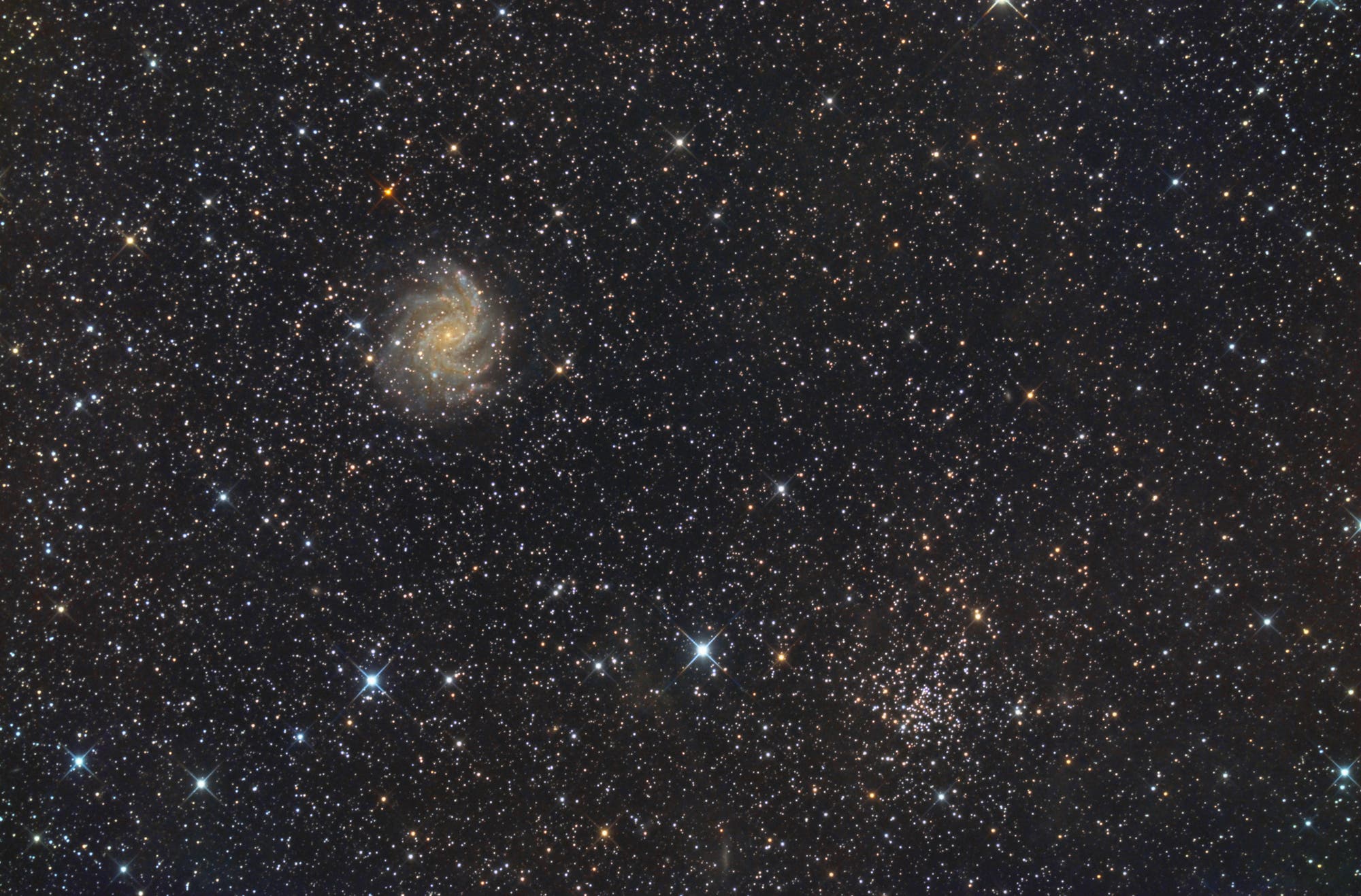 NGC 6946 und 6939
