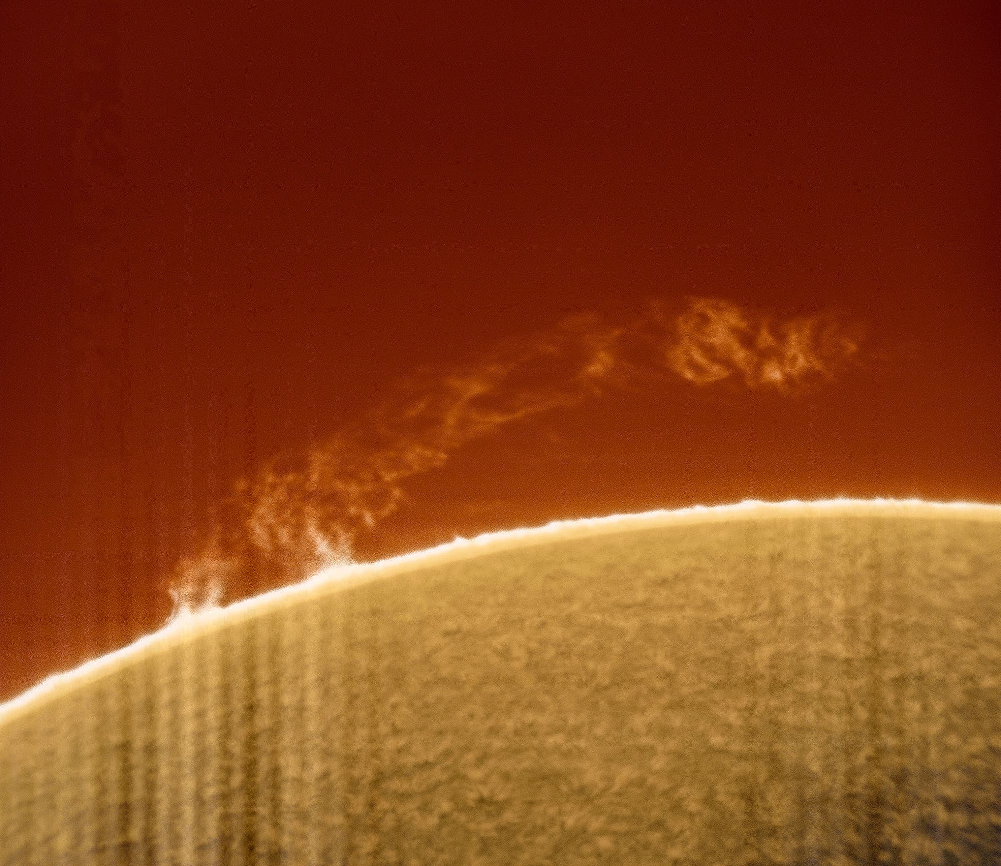 Große Sonnenprotuberanz