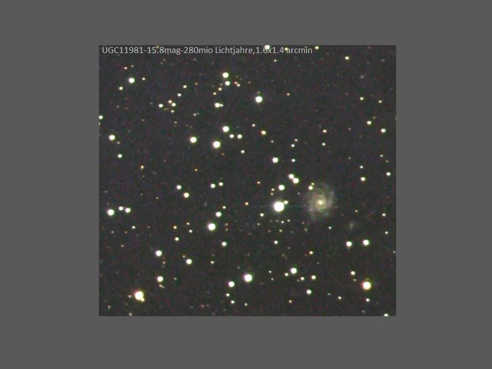 UGC  11981 - Face-on-Galaxie in Pegasus und etwas Philosophie