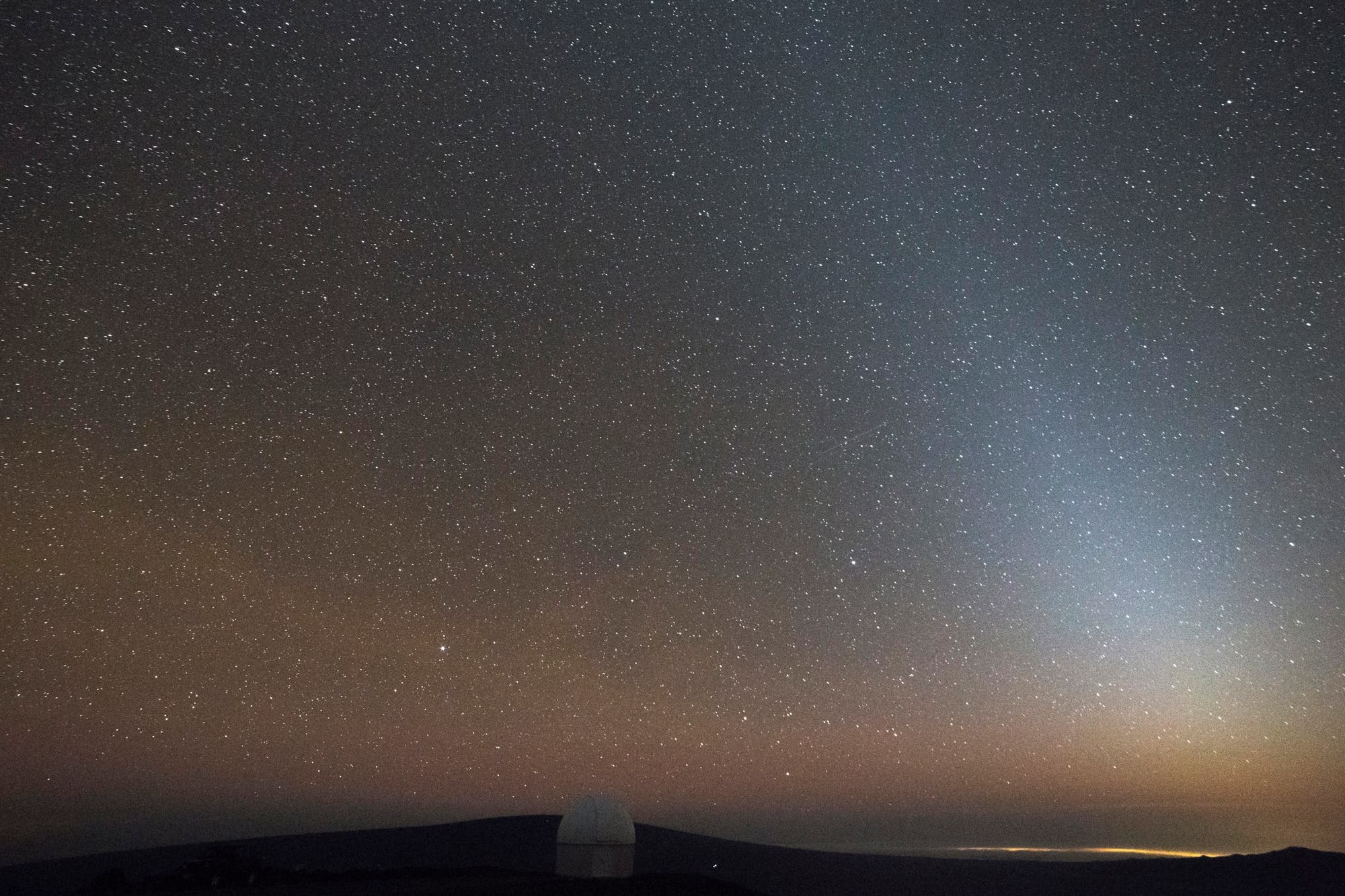 Zodiakallicht am Mauna Kea