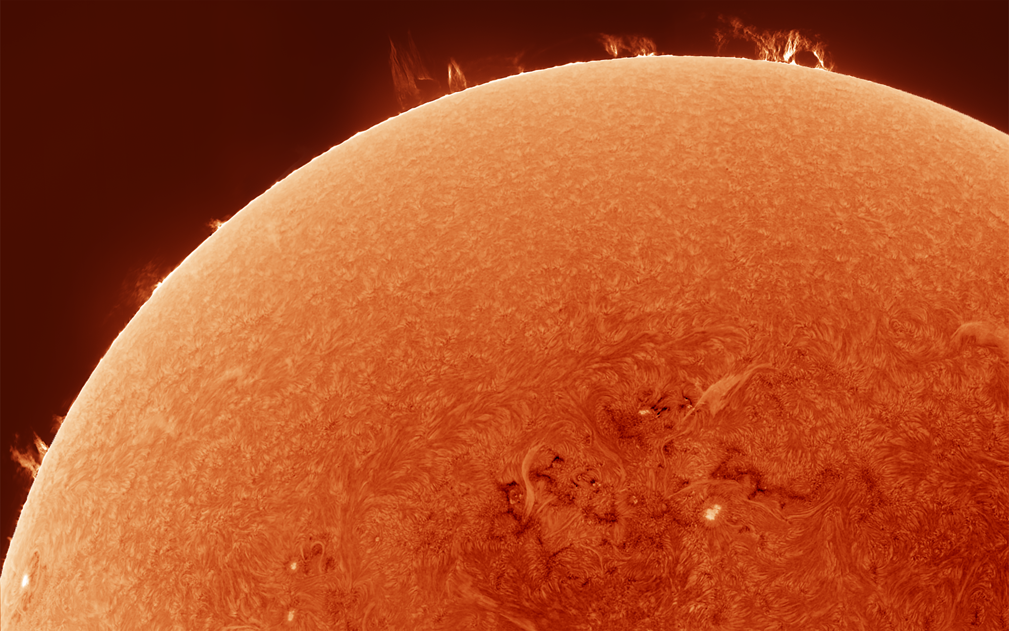 Sonnenpanorama vom 30. Juni 2024
