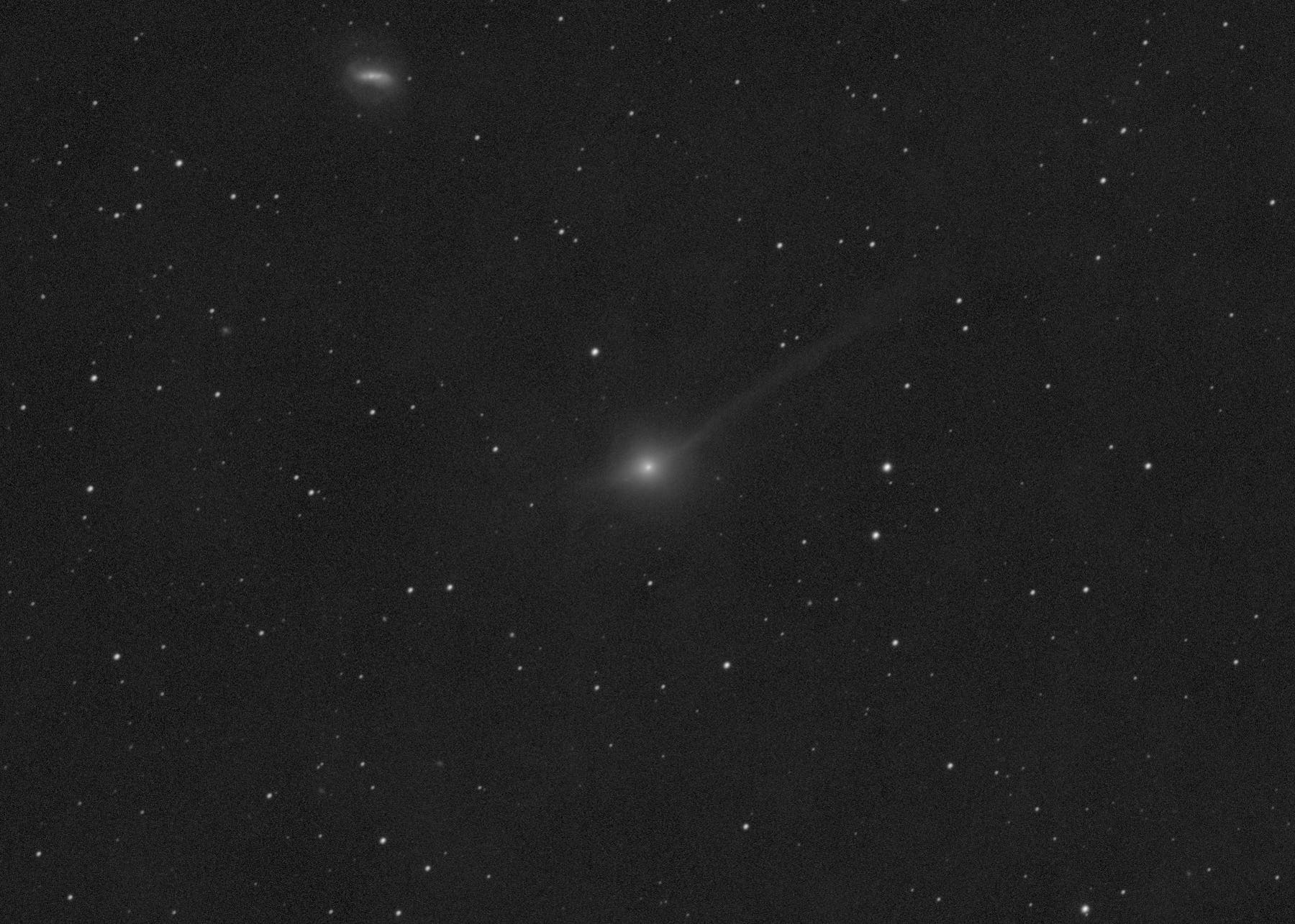 Komet 3I/ATLAS bei NGC 4691