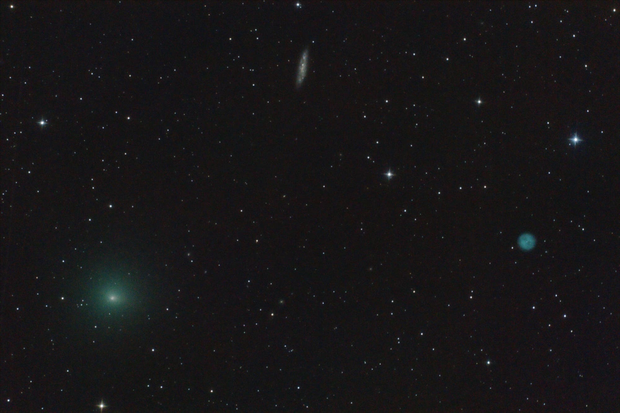 Comet 41P into the Dipper