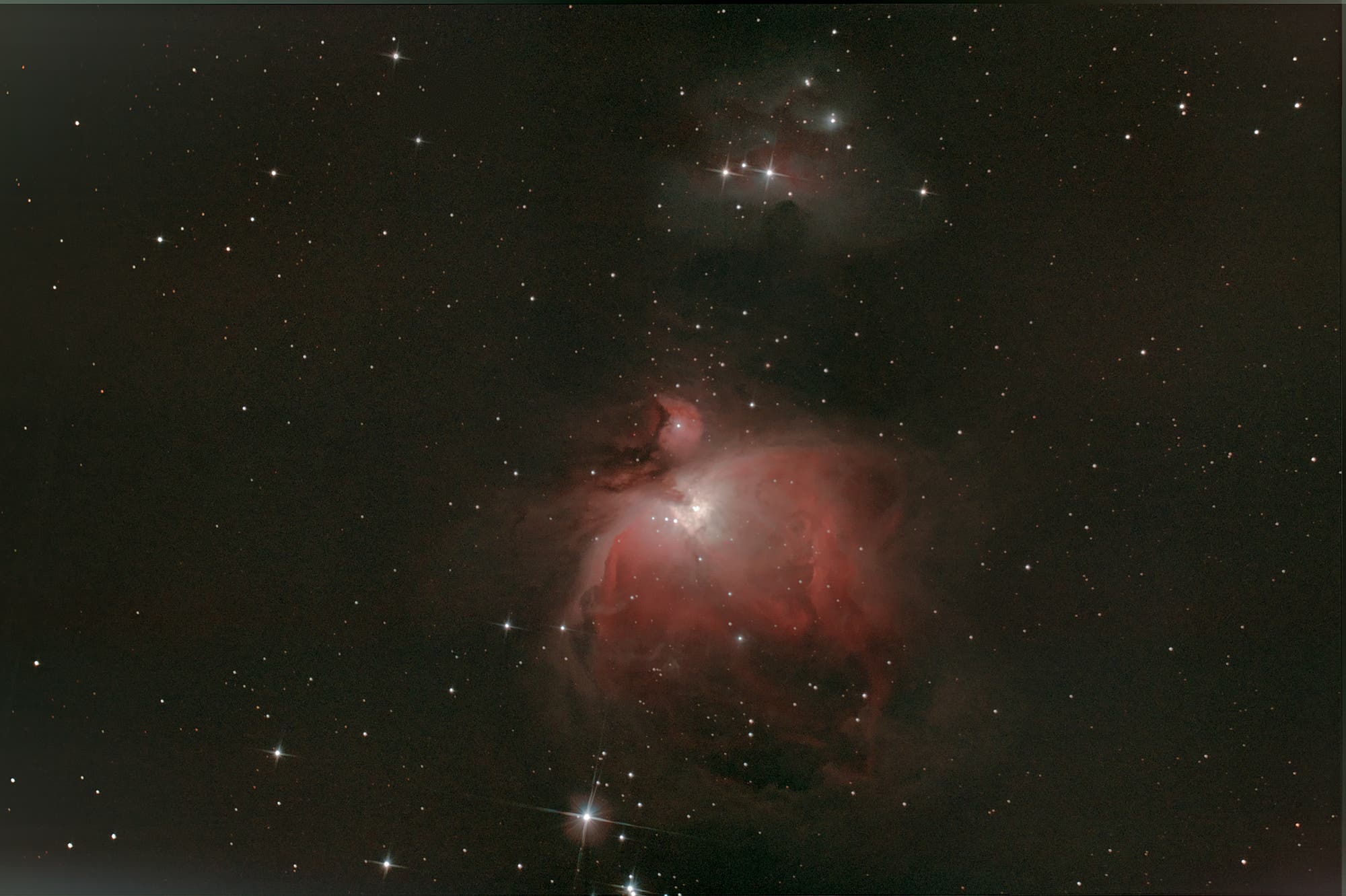 Orionnebelkomplex M42/43 mit Running-Man-Nebel NGC 1973,75,77
