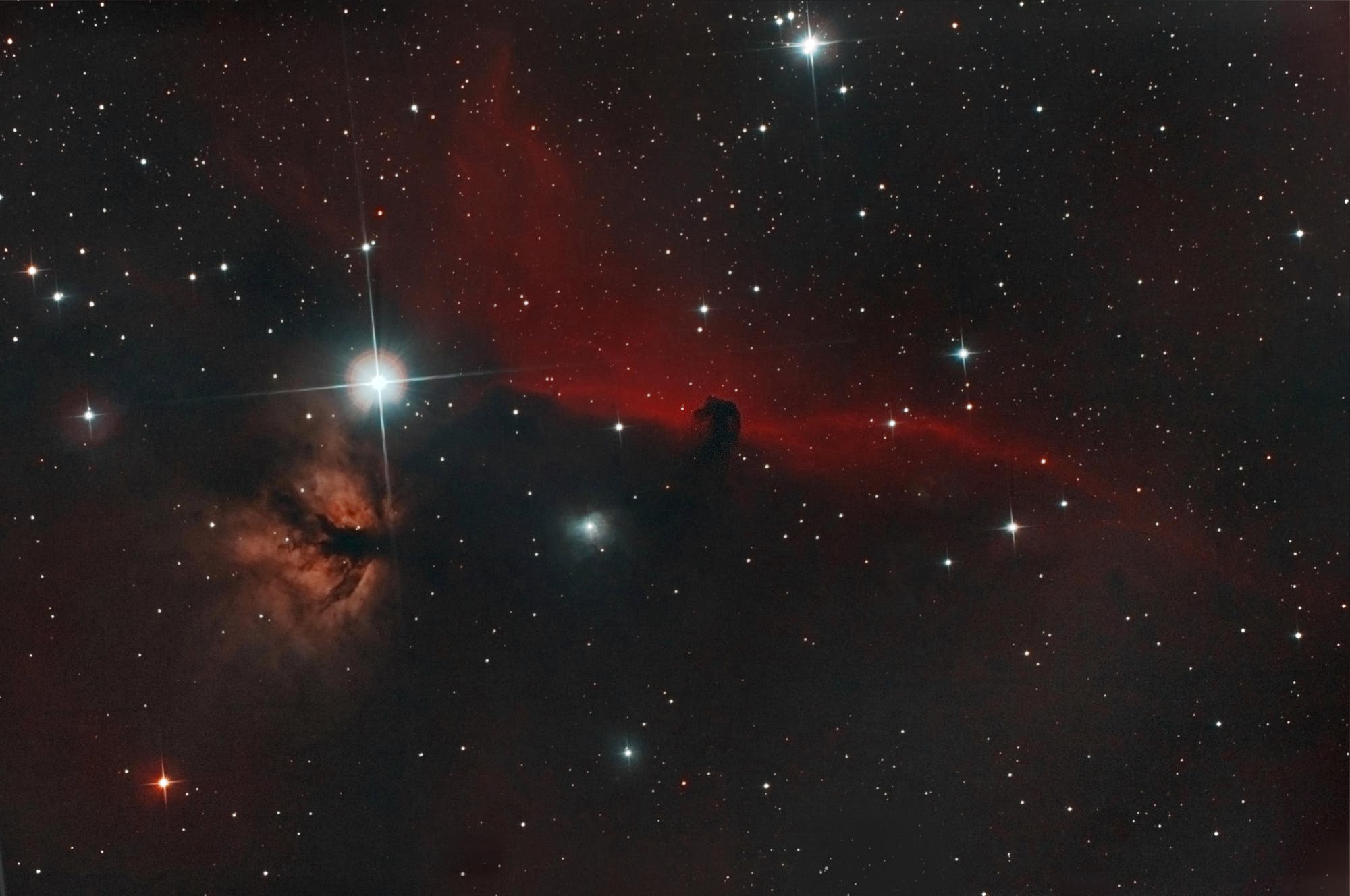Pferdekopfnebelregion im Sternbild Orion