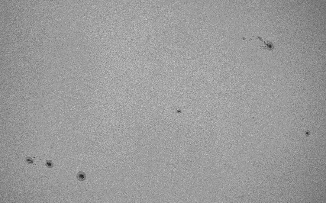 Sonnenfleckengruppen am 7. September 2025