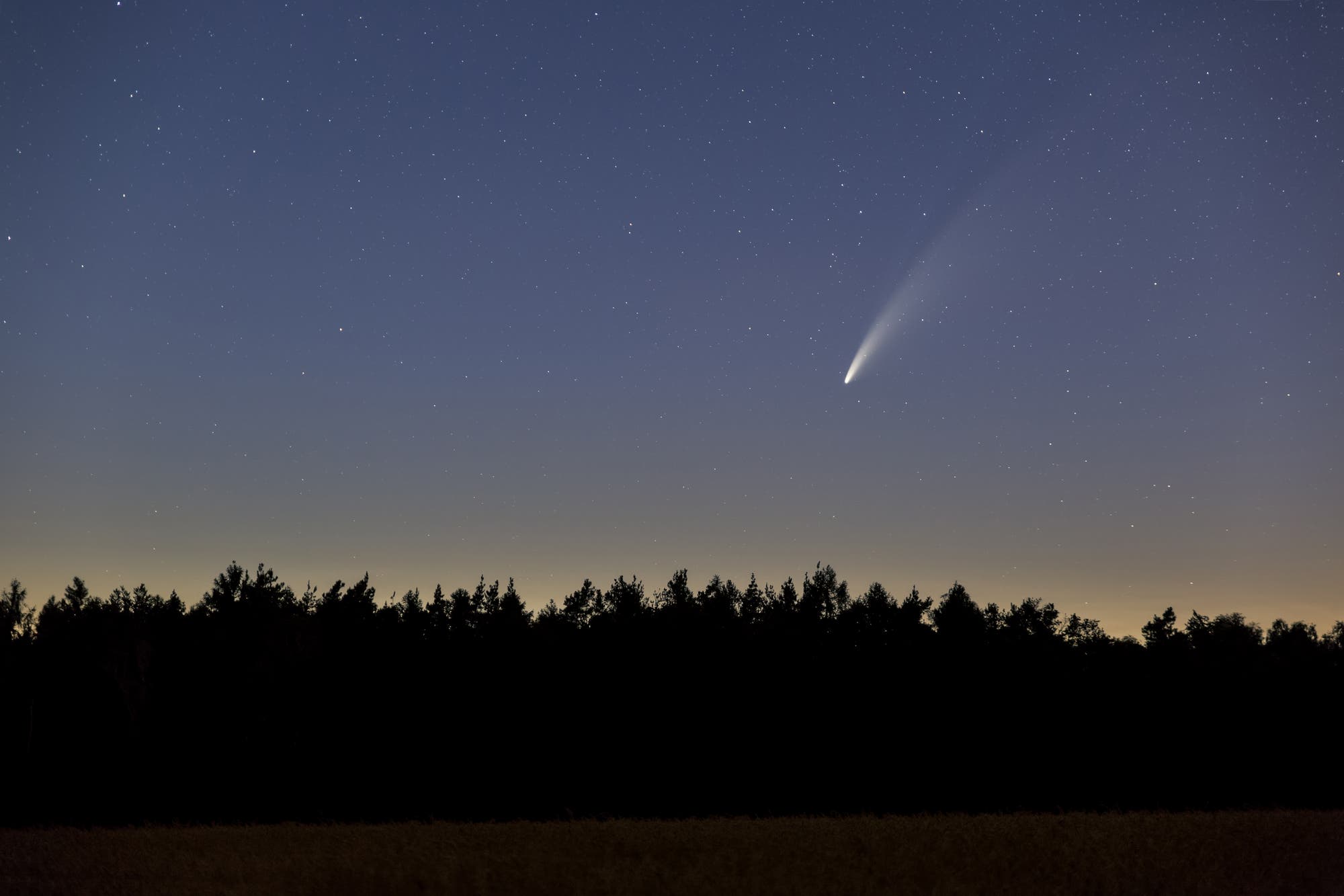 Komet Neowise am 13. Juli 2020