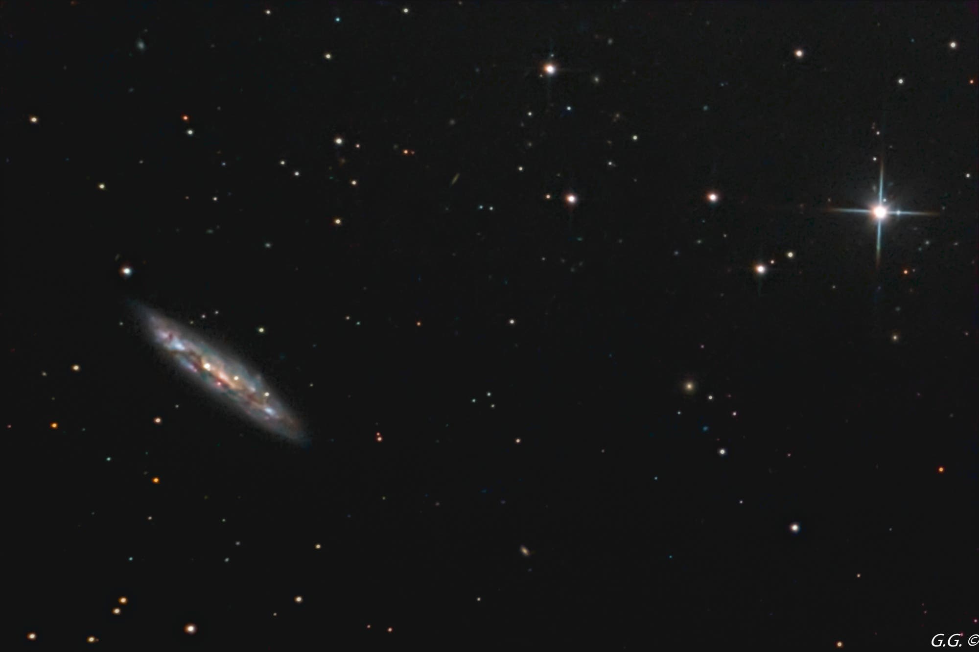 Messier 108 Surfboard-Galaxie