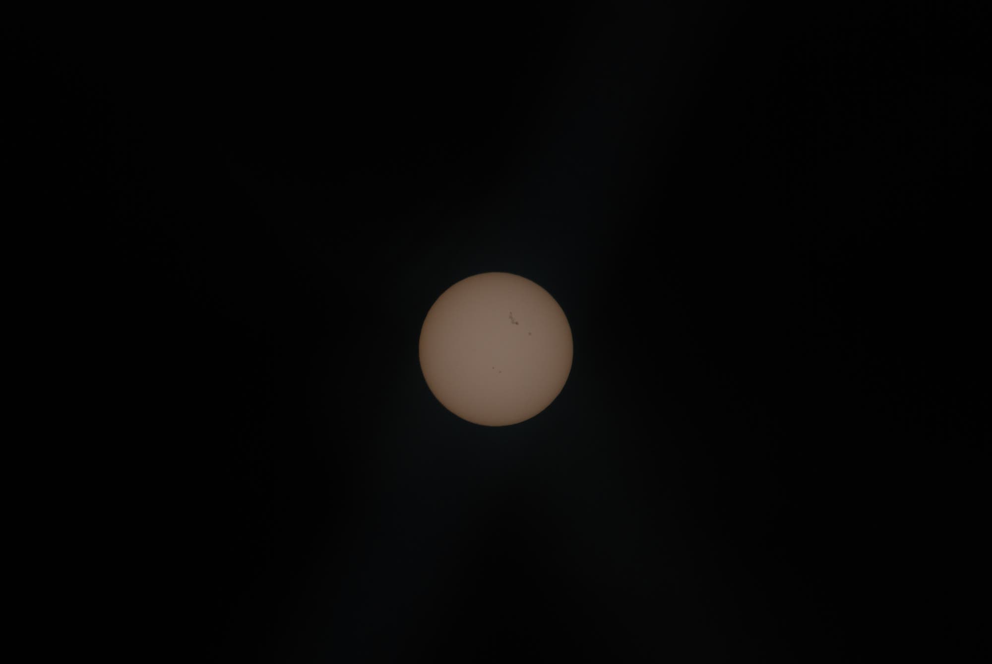 Sonnenflecken am 8. März 2012