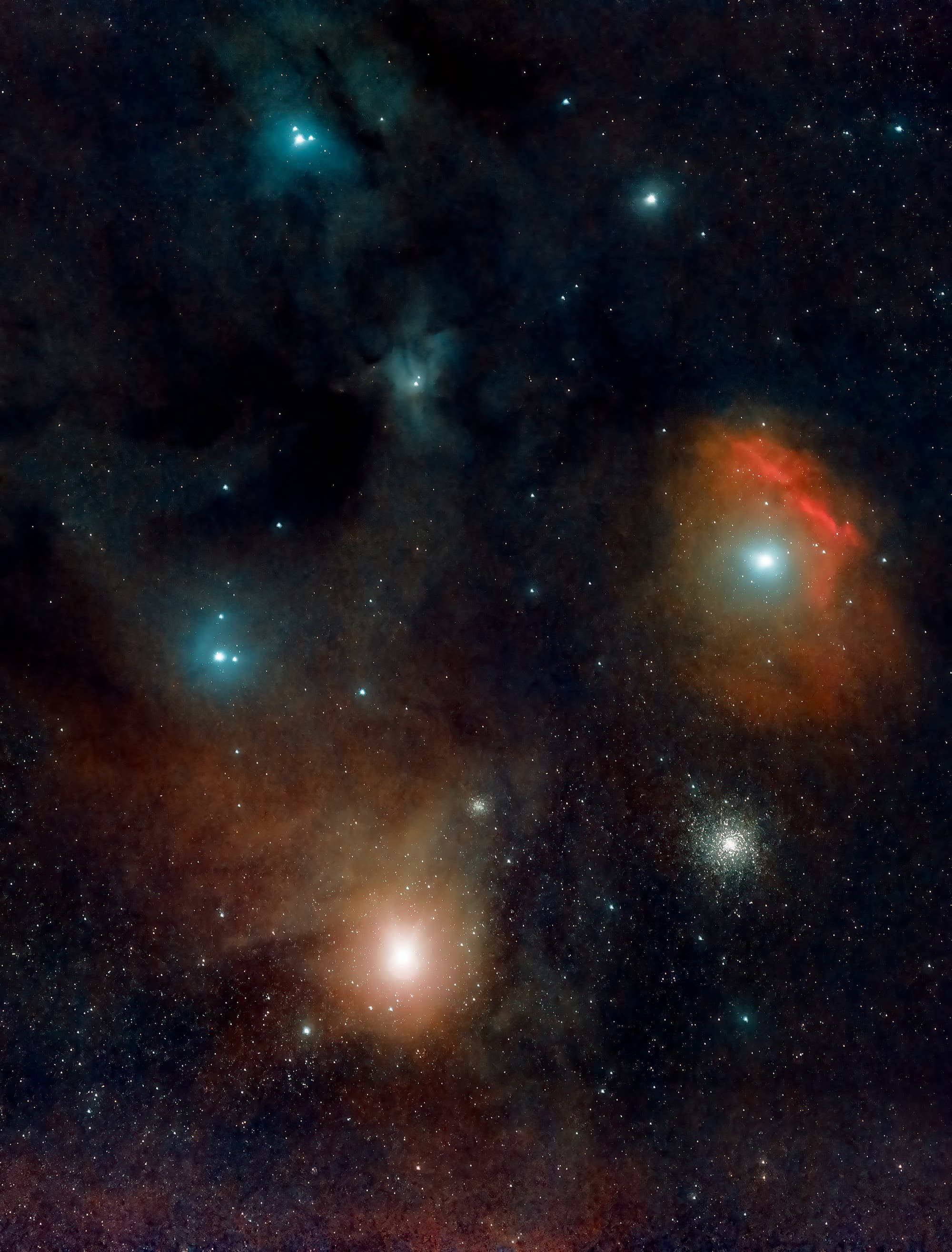 Antares & Rho Ophiuchi