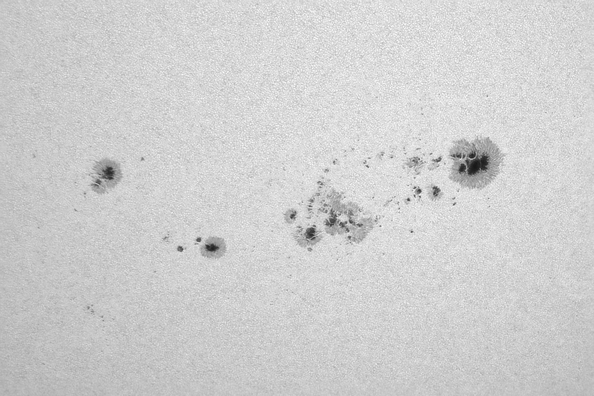 Sonne am 31. August 2025 (AR 4197)