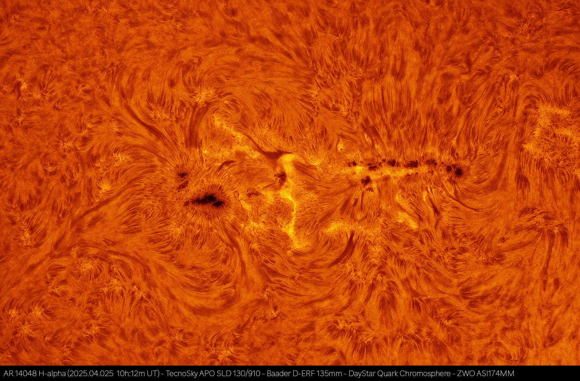 AR 14048 in H-alpha