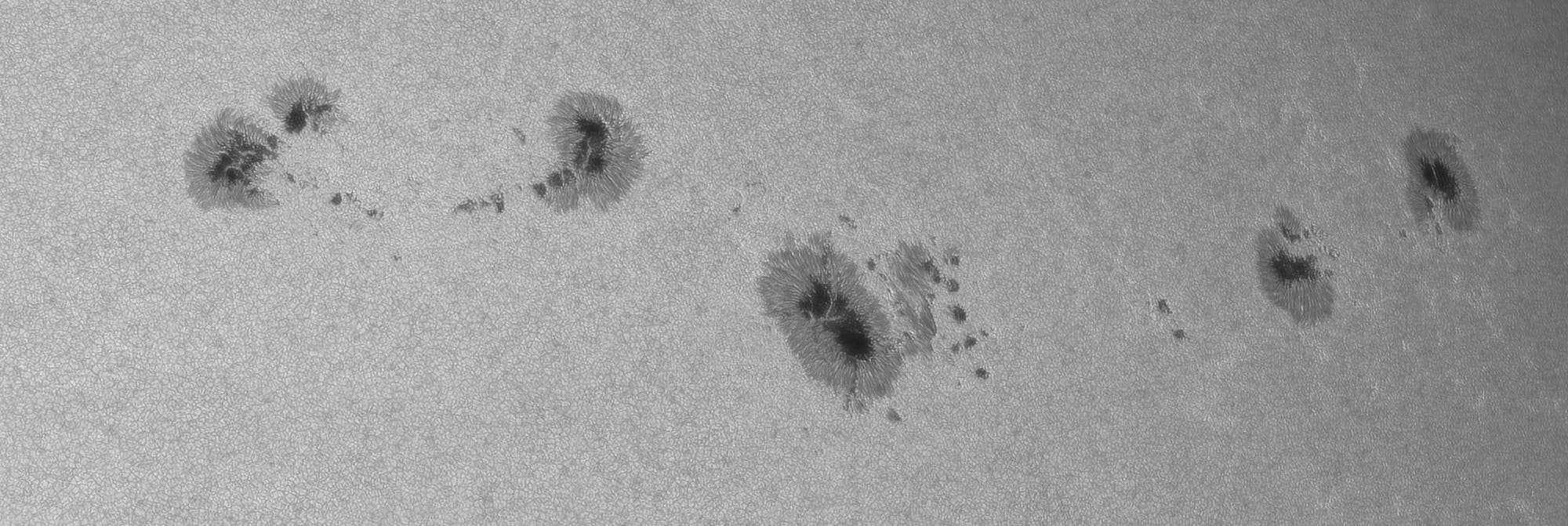 Vier aktive Regionen am 18. Juli 2025