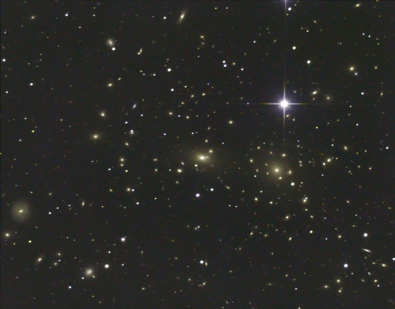 Abell1656 Coma-Haufen Zentrum