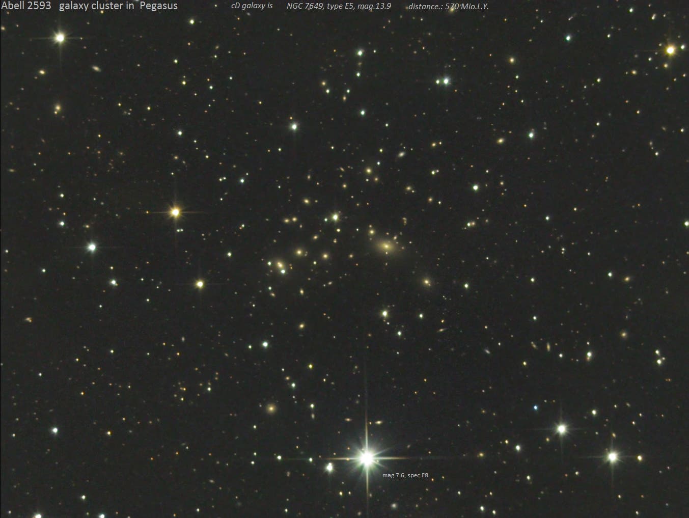 Abell 2593 - Galaxienhaufen im Pegasus