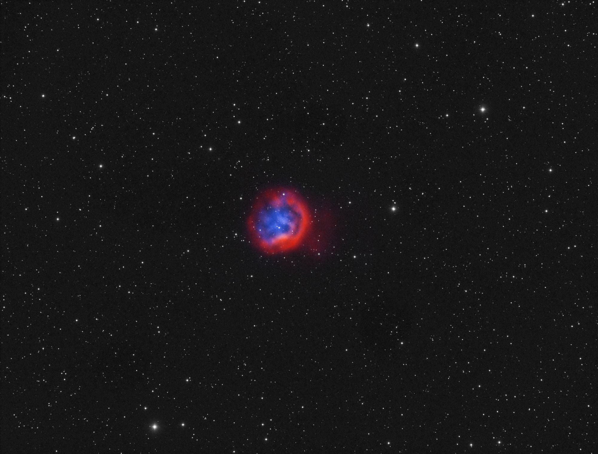 Planetarischer Nebel Abell 31 mit Bicolor HaOIII