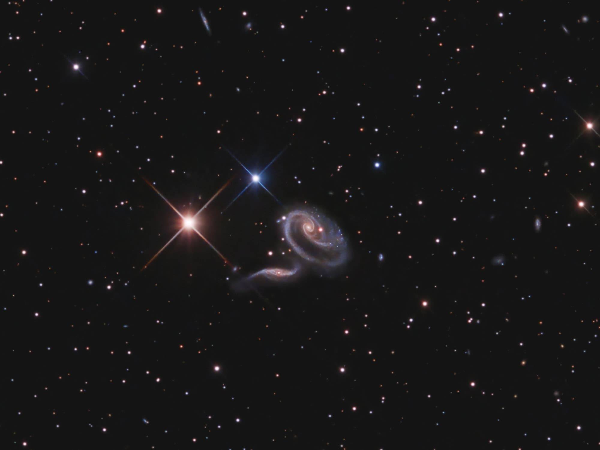 Arp 273, die galaktische Rose mit meinem NCT300