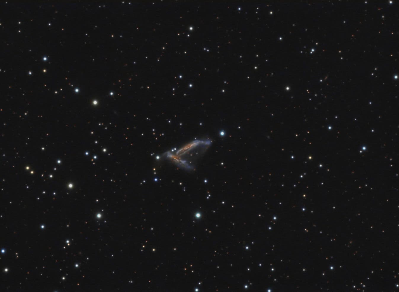Arp 278 = NGC 7253A / NGC 7253B
