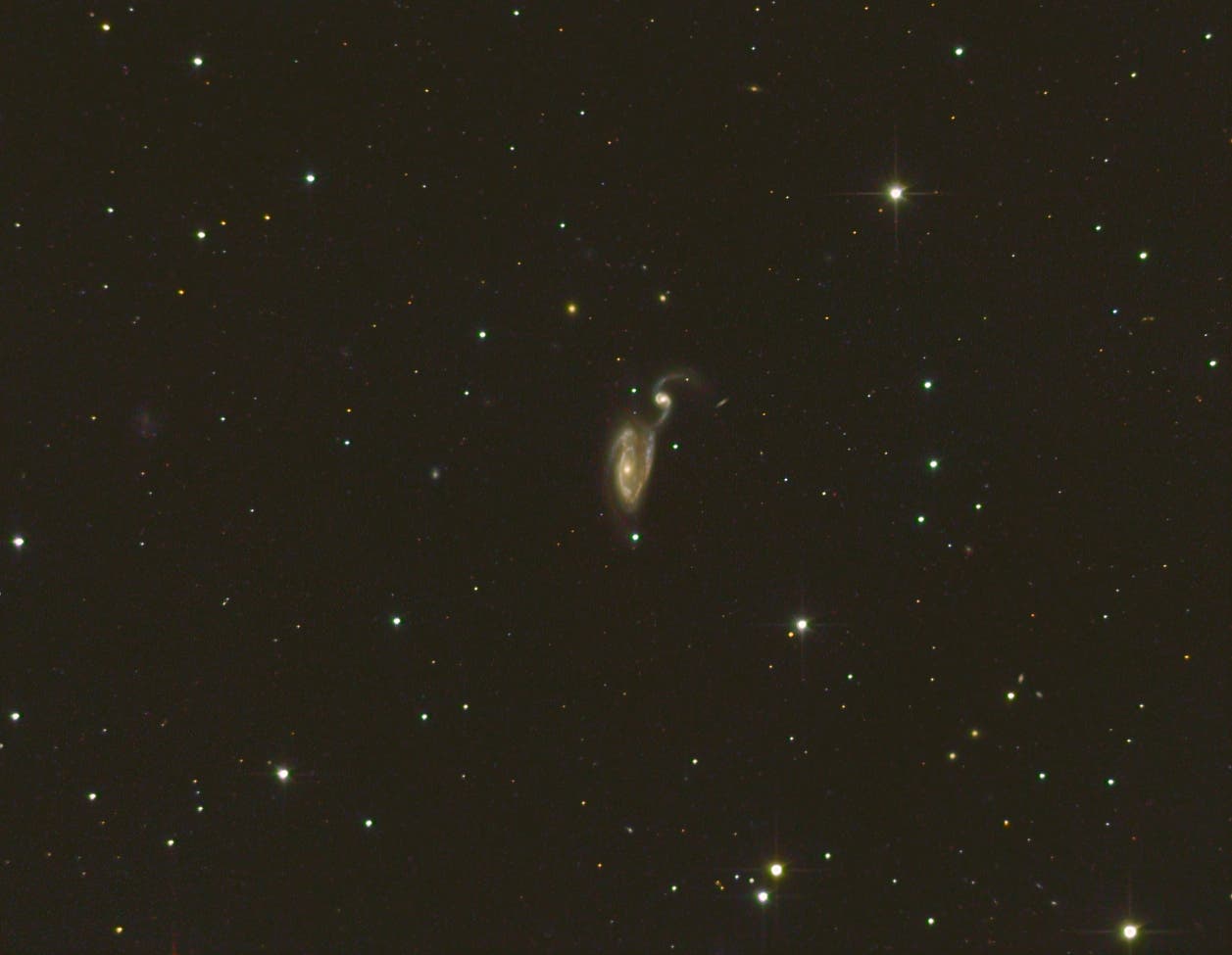 NGC5294/5395  Arp84  wechselwirkende Galaxien