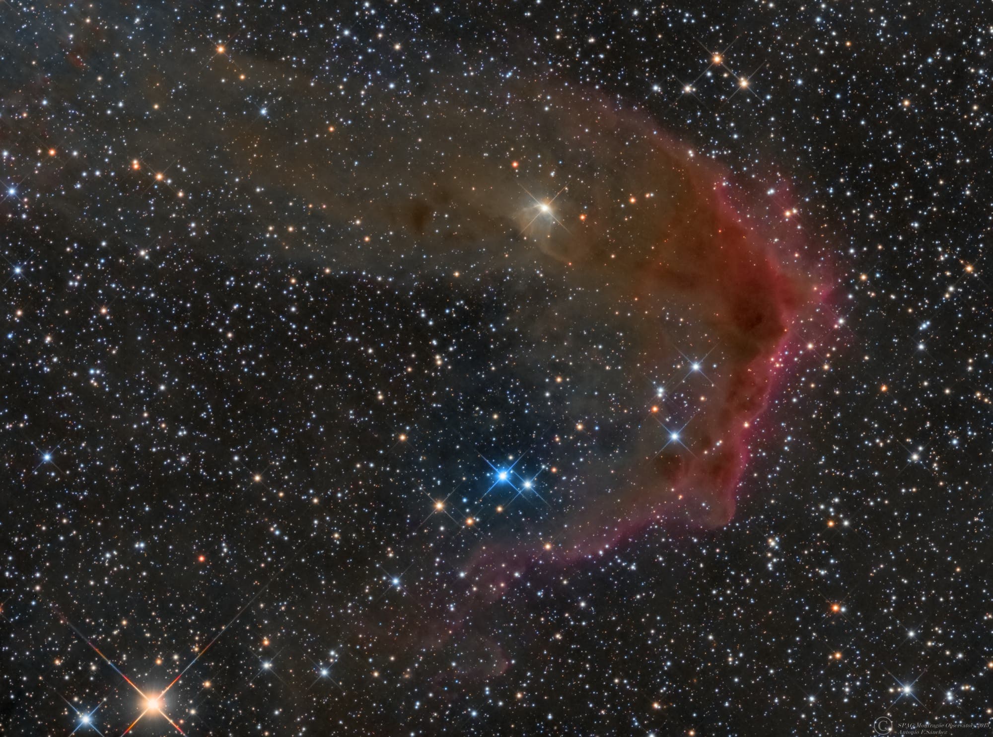 A plenty of colour "dark nebula" : Barnard 35