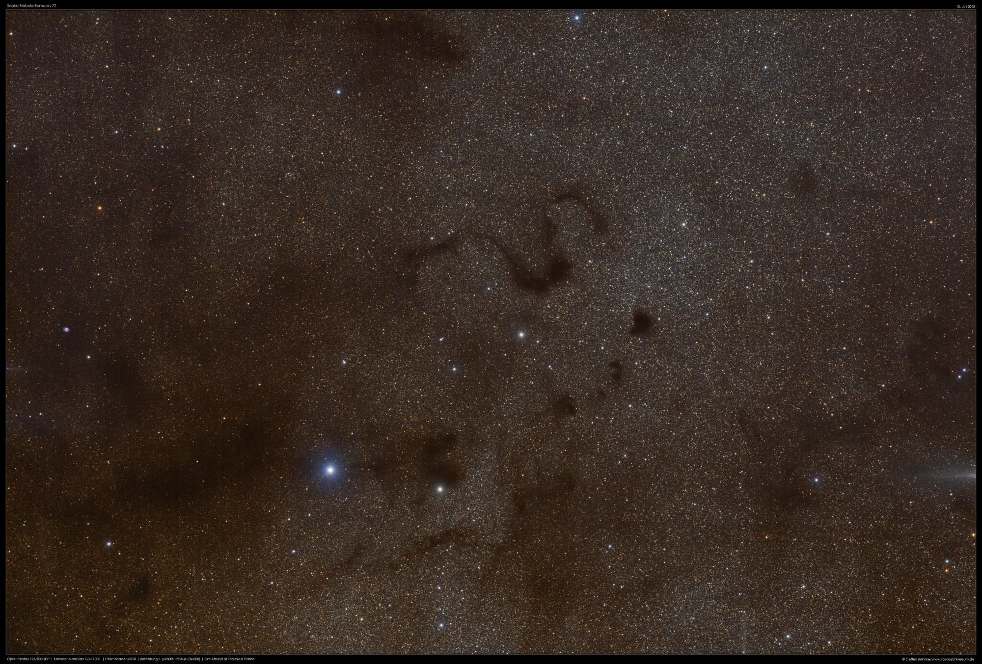 Barnard 72 "Der Snake Nebula"