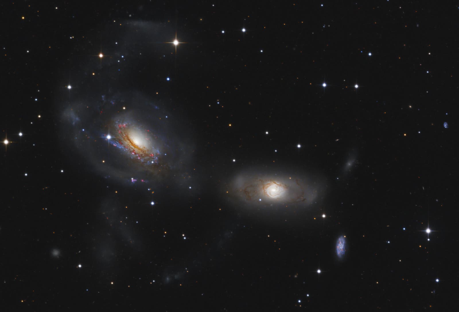 Galaxiengruppe  NGC 3165 - 3166 -3169
