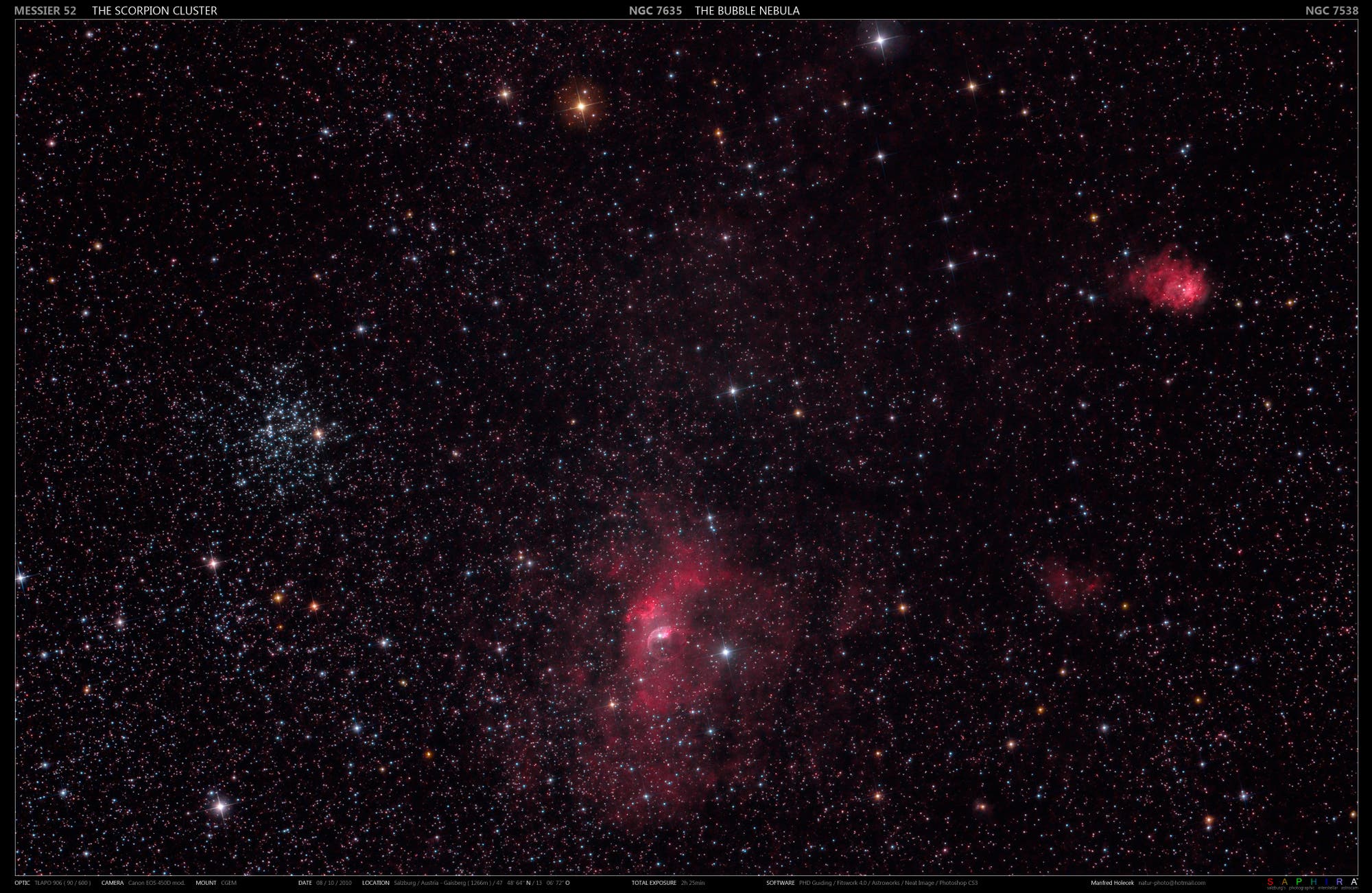 Bubble Nebula Widefield