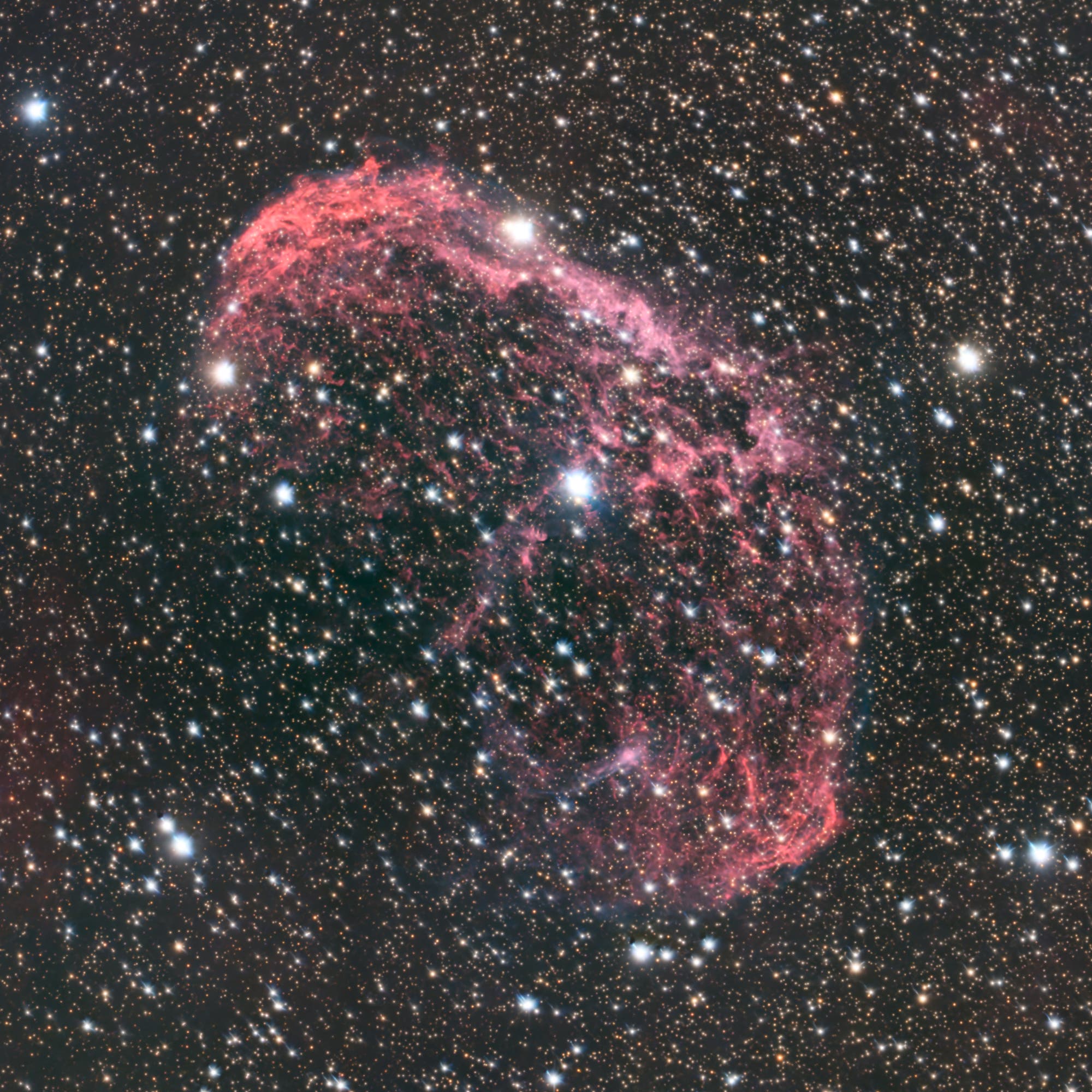 Nahaufnahme vom Sichelnebel