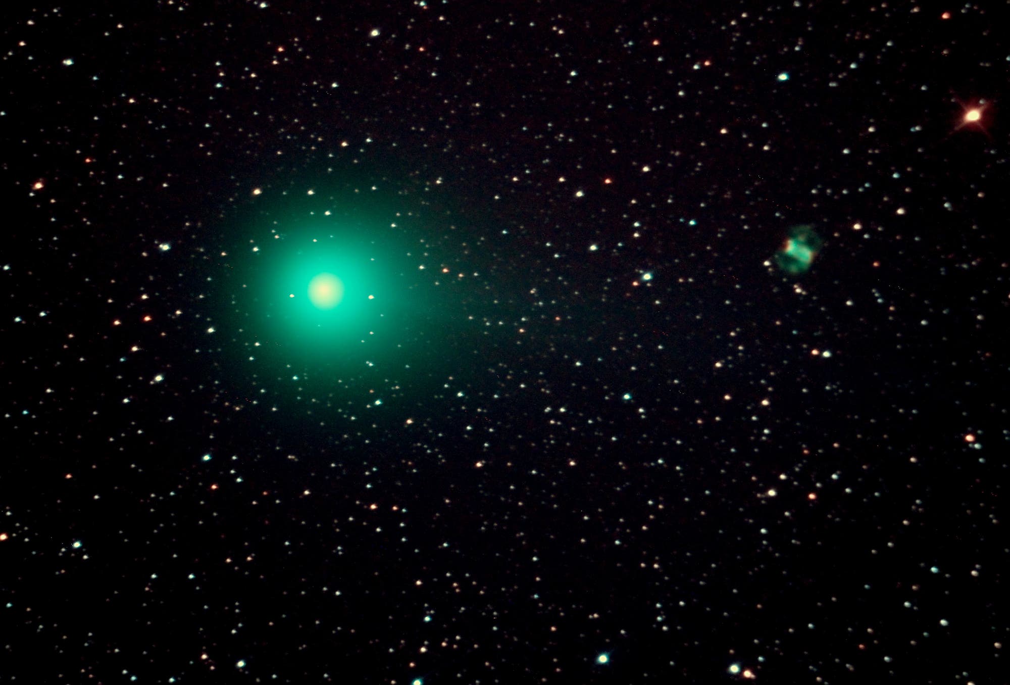 Komet C/2014 Q2 (Lovejoy) bei M76