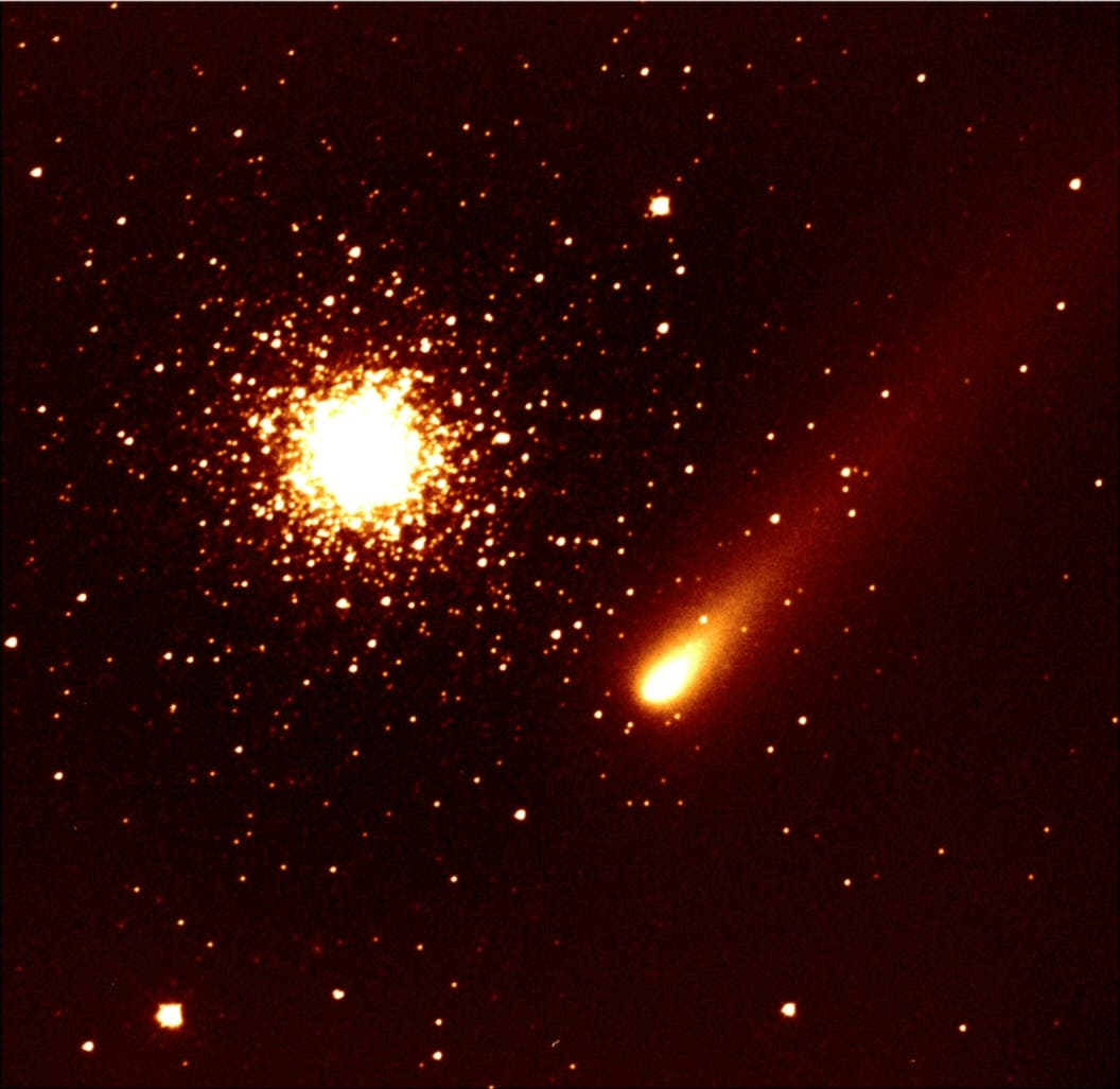 Messier 3 und Komet C/2021 A1 (Leonard)