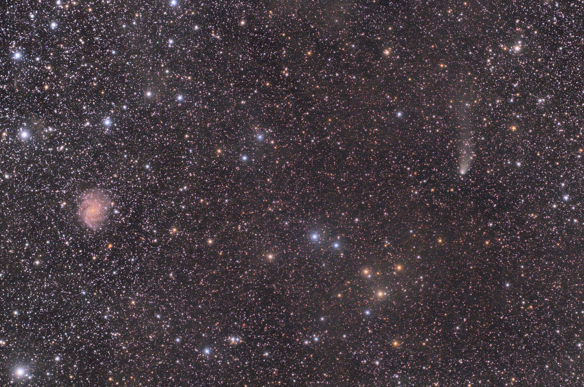 C/2021 S3 PANSTARRS begegnet NGC 6946