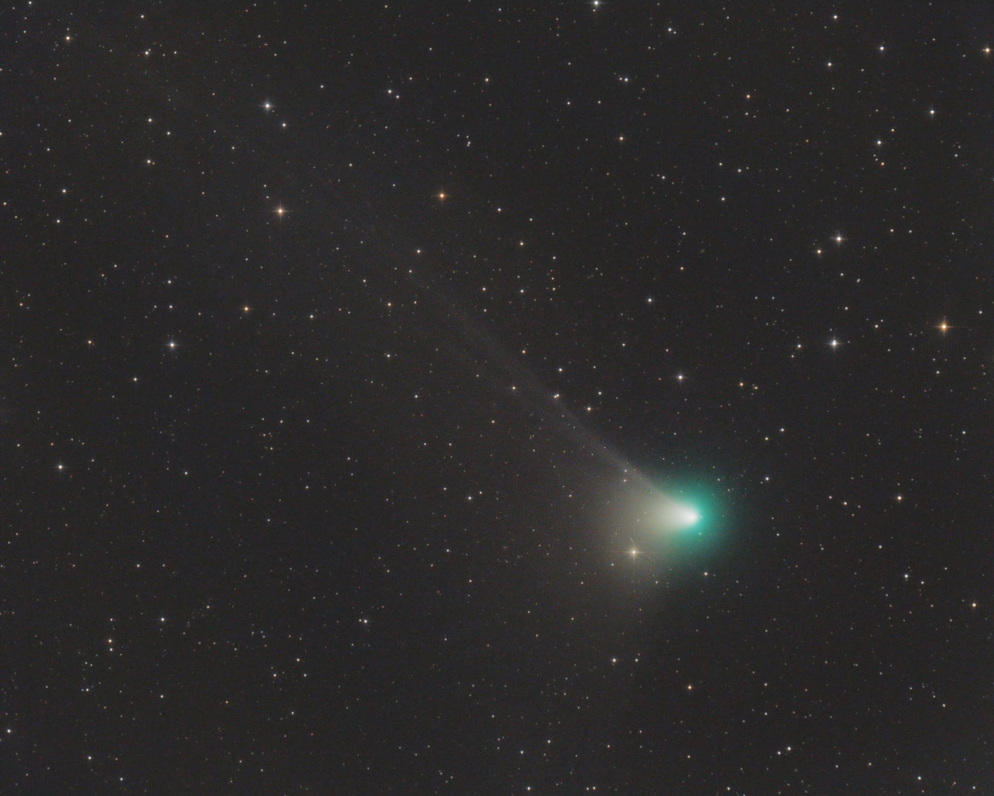 Komet C/2022 E3 ZTF am 1. Januar 2023