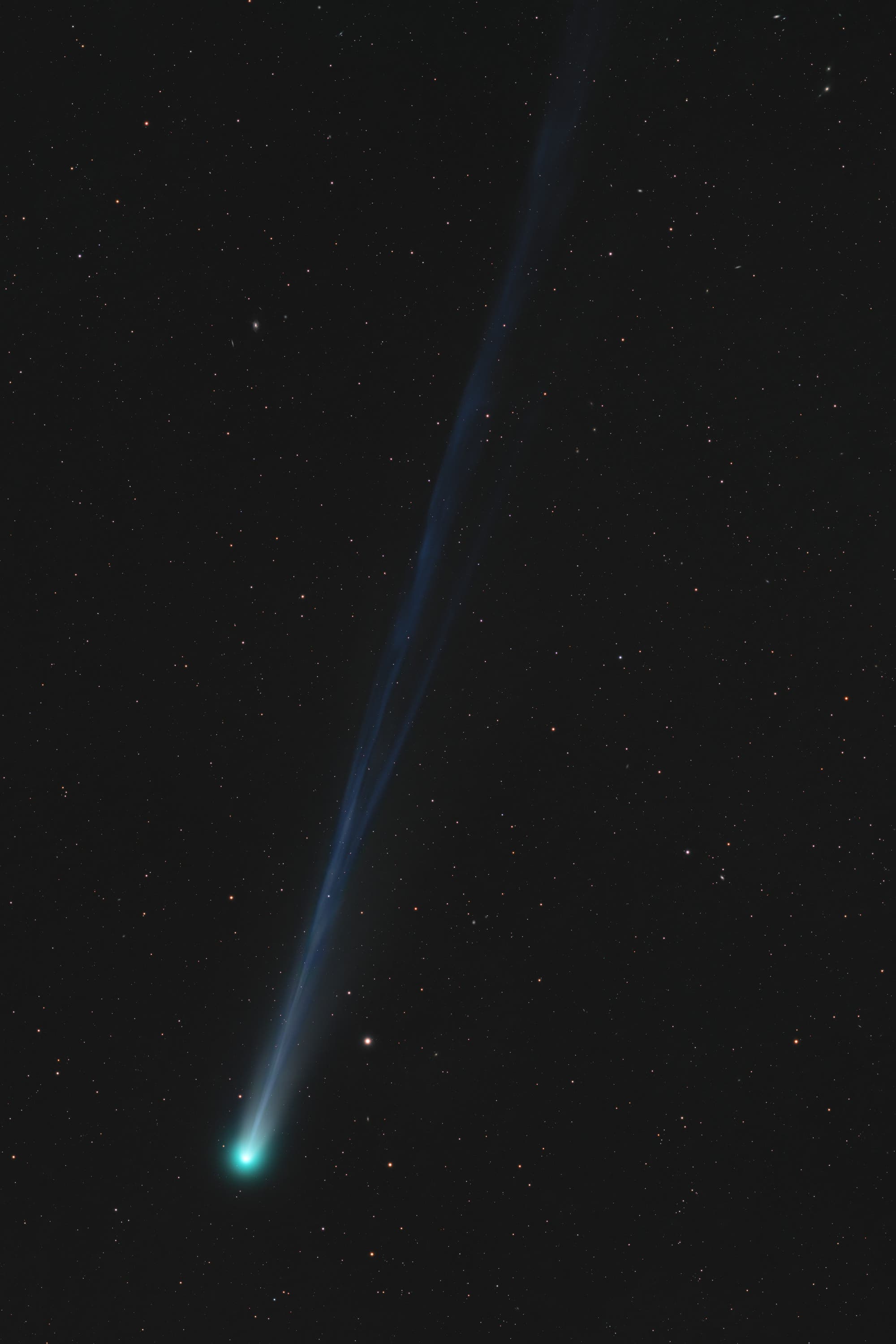 Komet C/2025 A6 Lemmon am 4. Oktober 2025