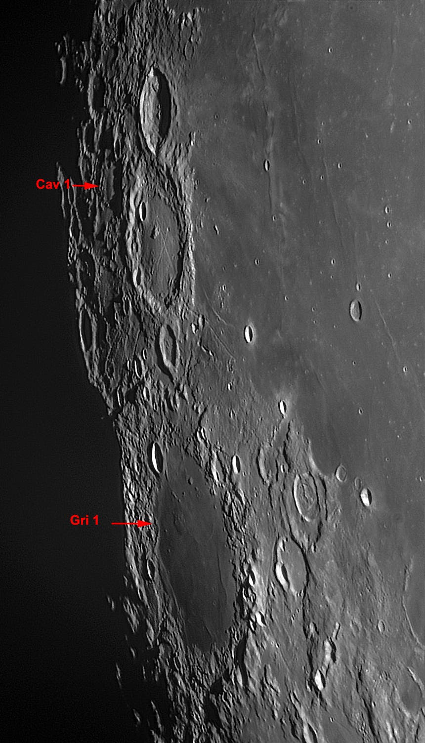 Der Mond am 19. März (2)