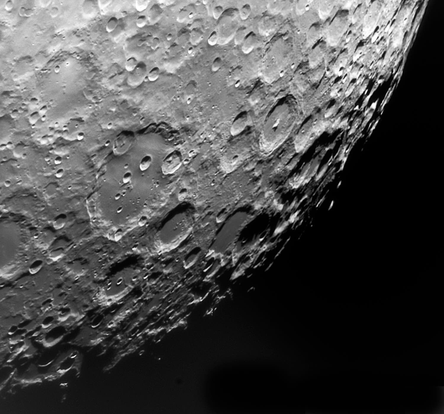 Krater Clavius am 4. Juli 2017