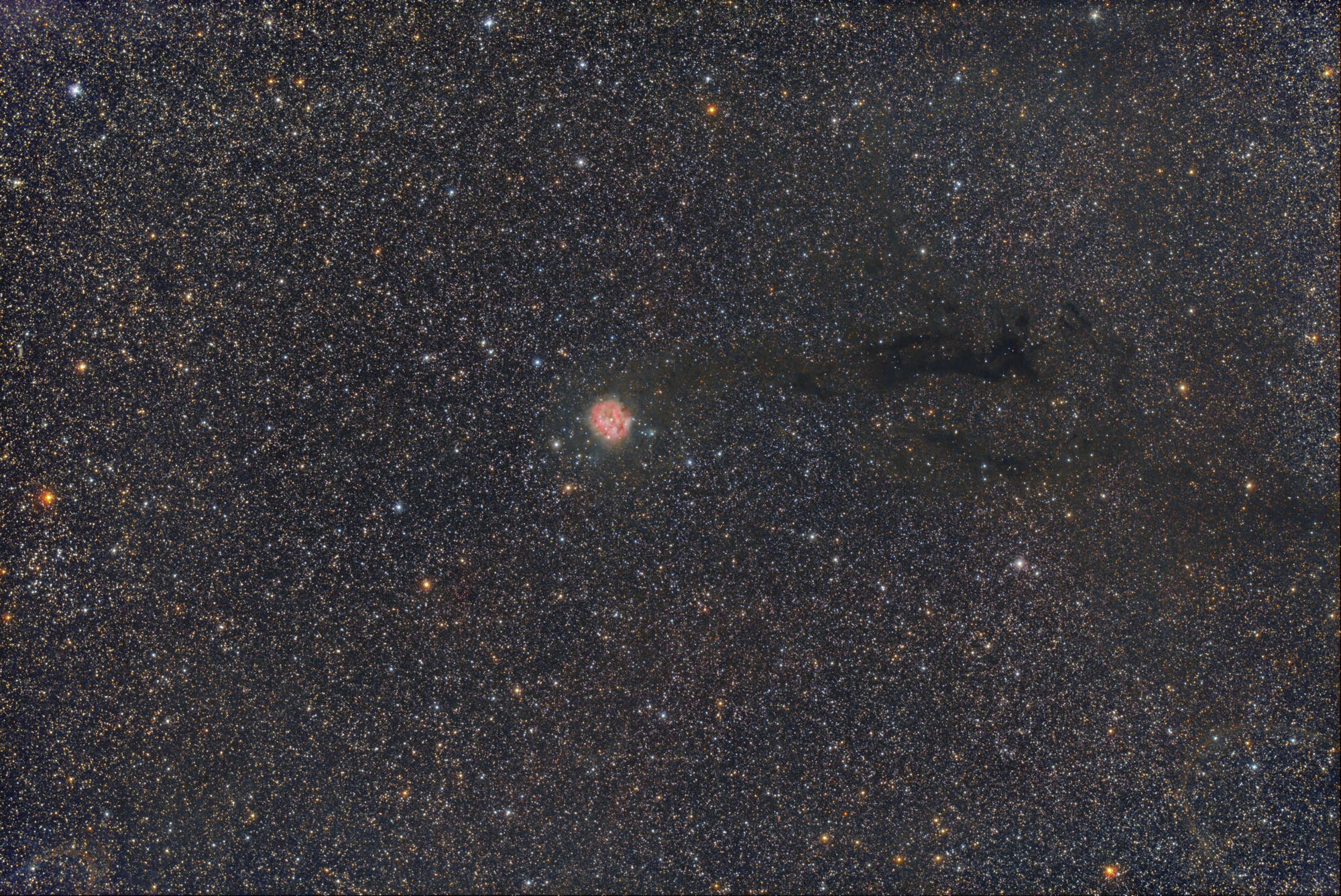IC 5146 im Widefield