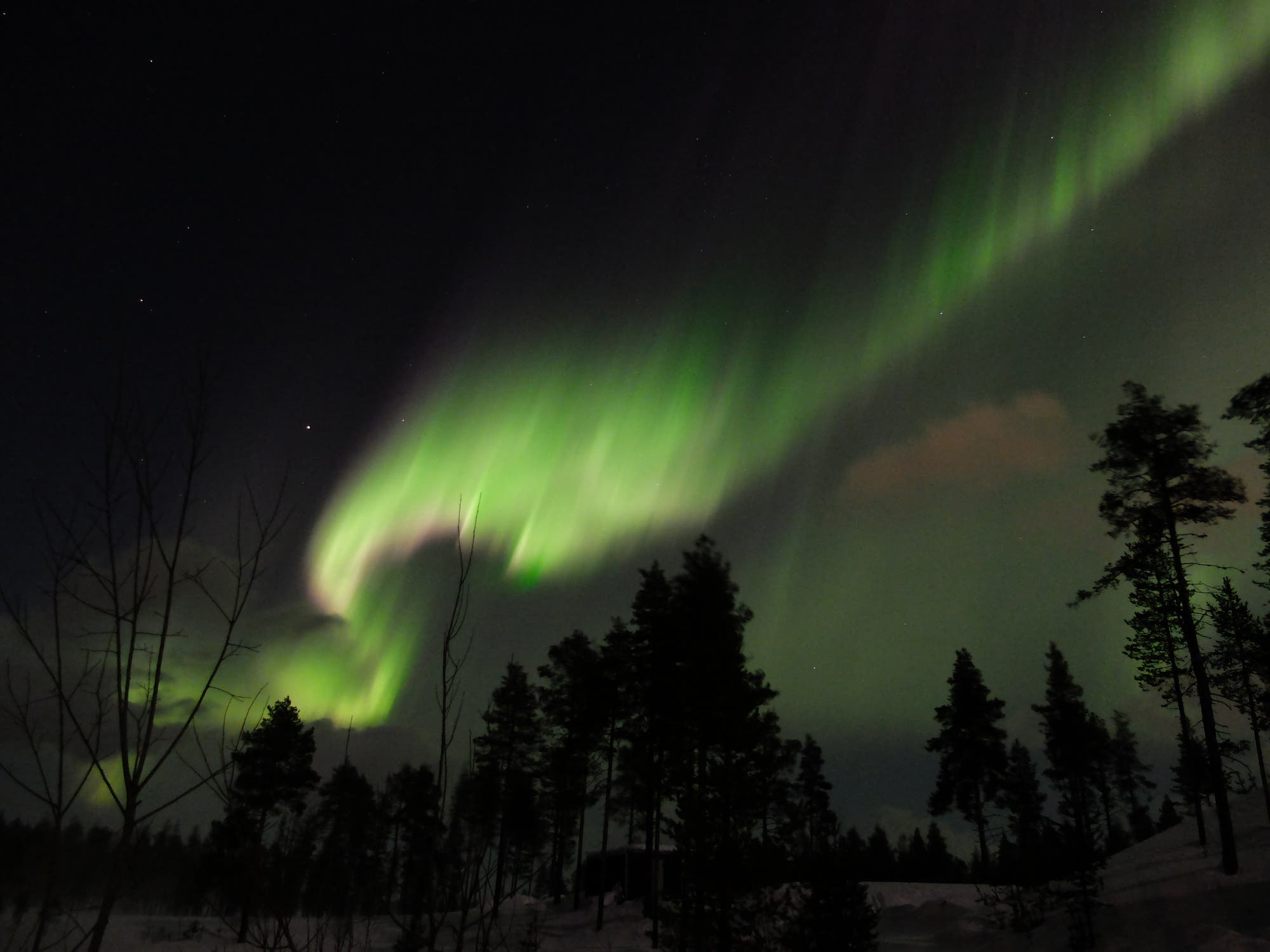 Nordlichter über Kuusamo