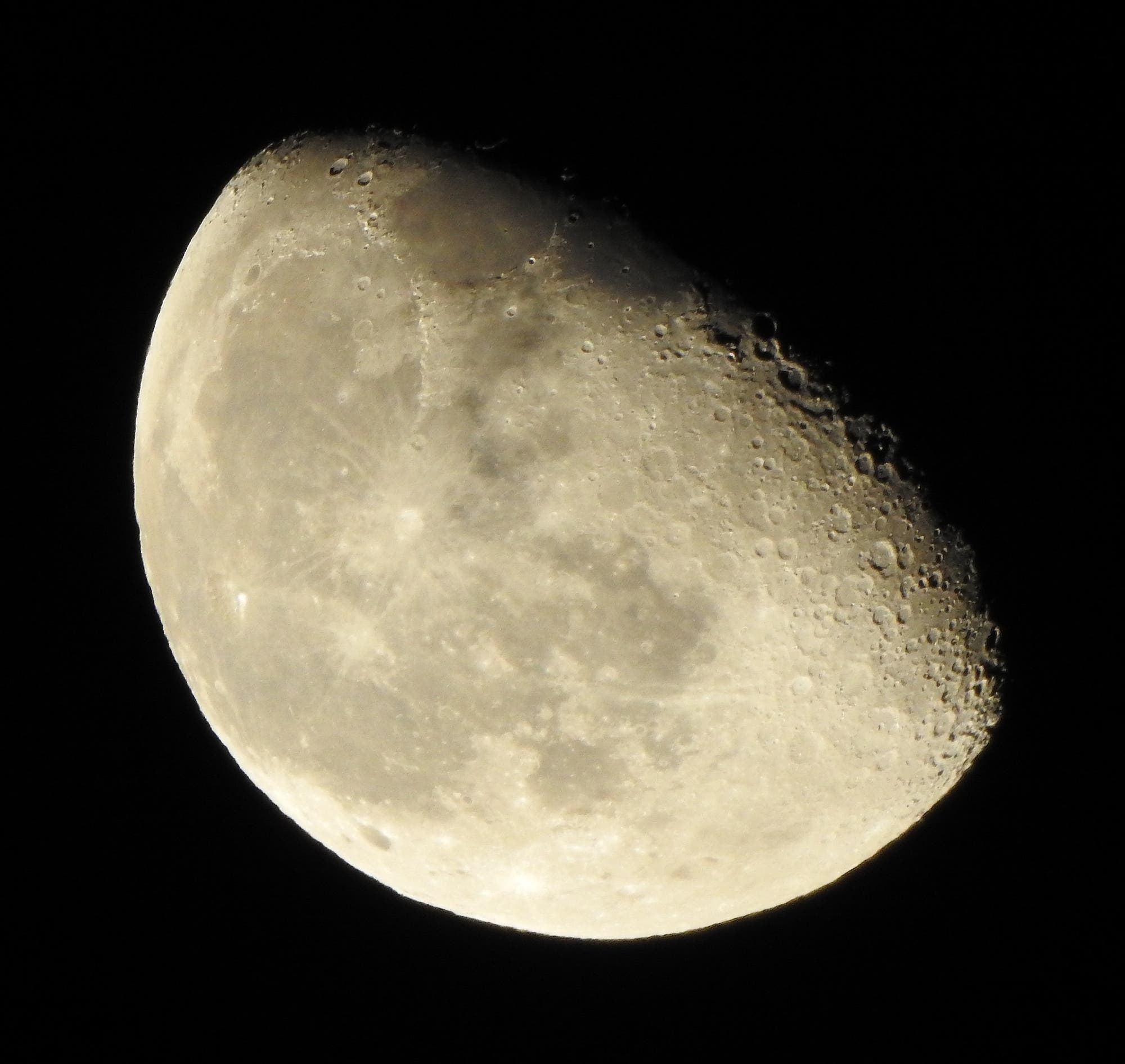Abnehmender Mond am 14. November 2022
