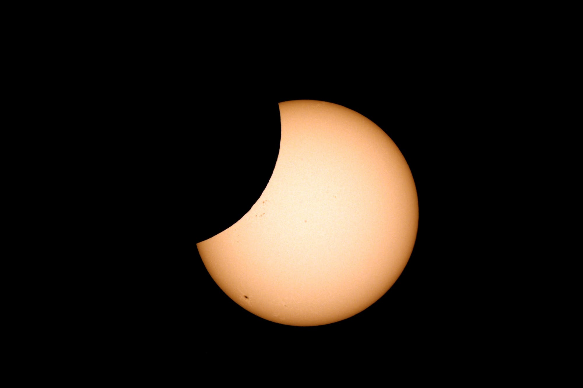 Partielle Sonnenfinsternis 2025