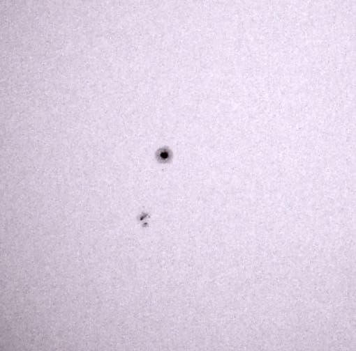 Sonnenflecken am 10. August 2014
