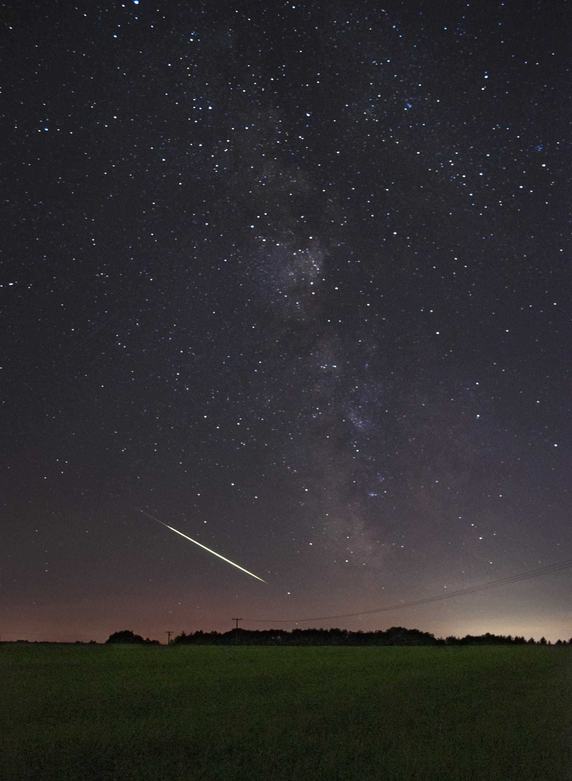 Meteor im Sternbild Schütze