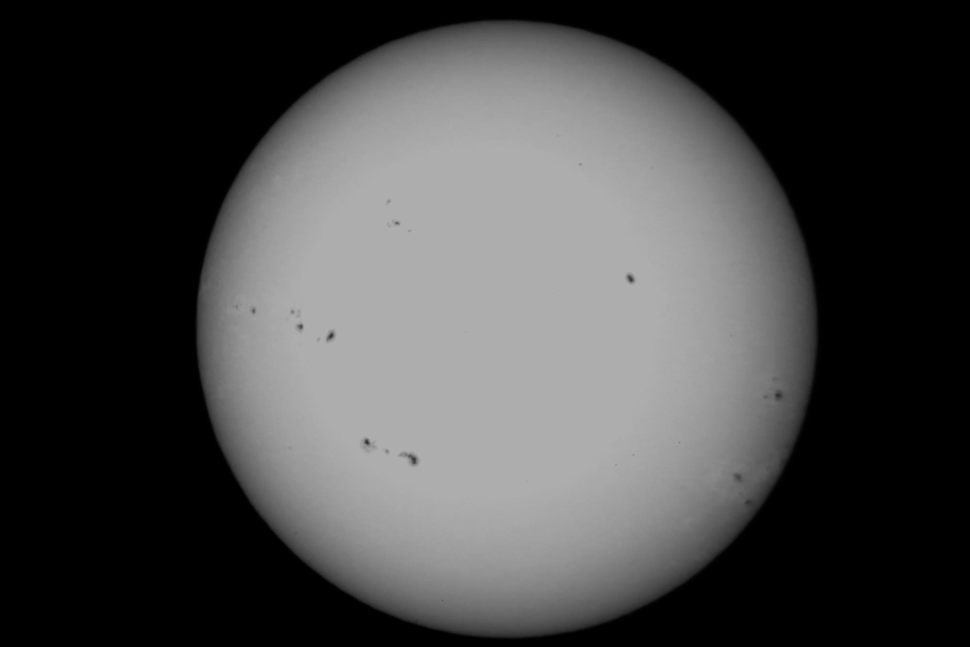 Die sehr aktive Sonne am 3. August 2024
