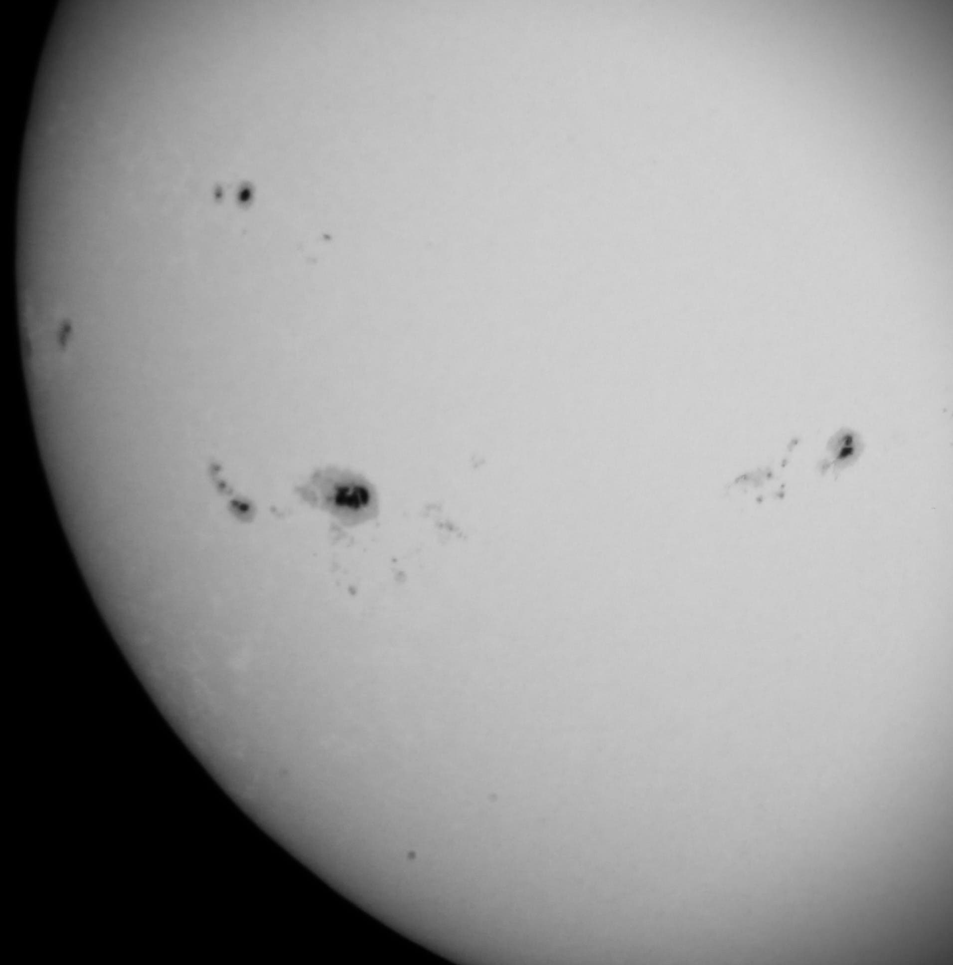 Interessanter Sonnenquadrant am 7. August 2024