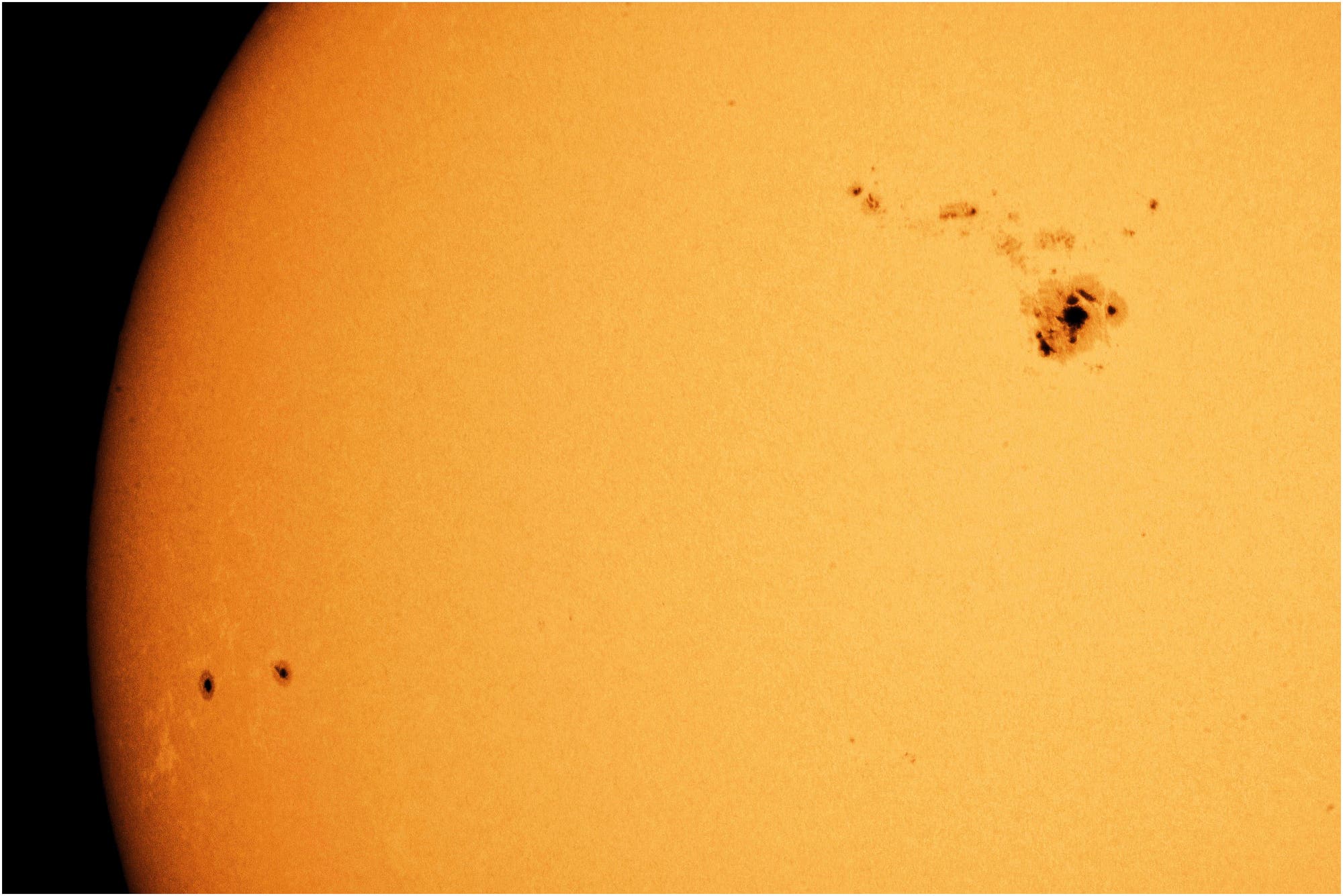 Sonnenfleckengruppe 1476 am 10.5.2012