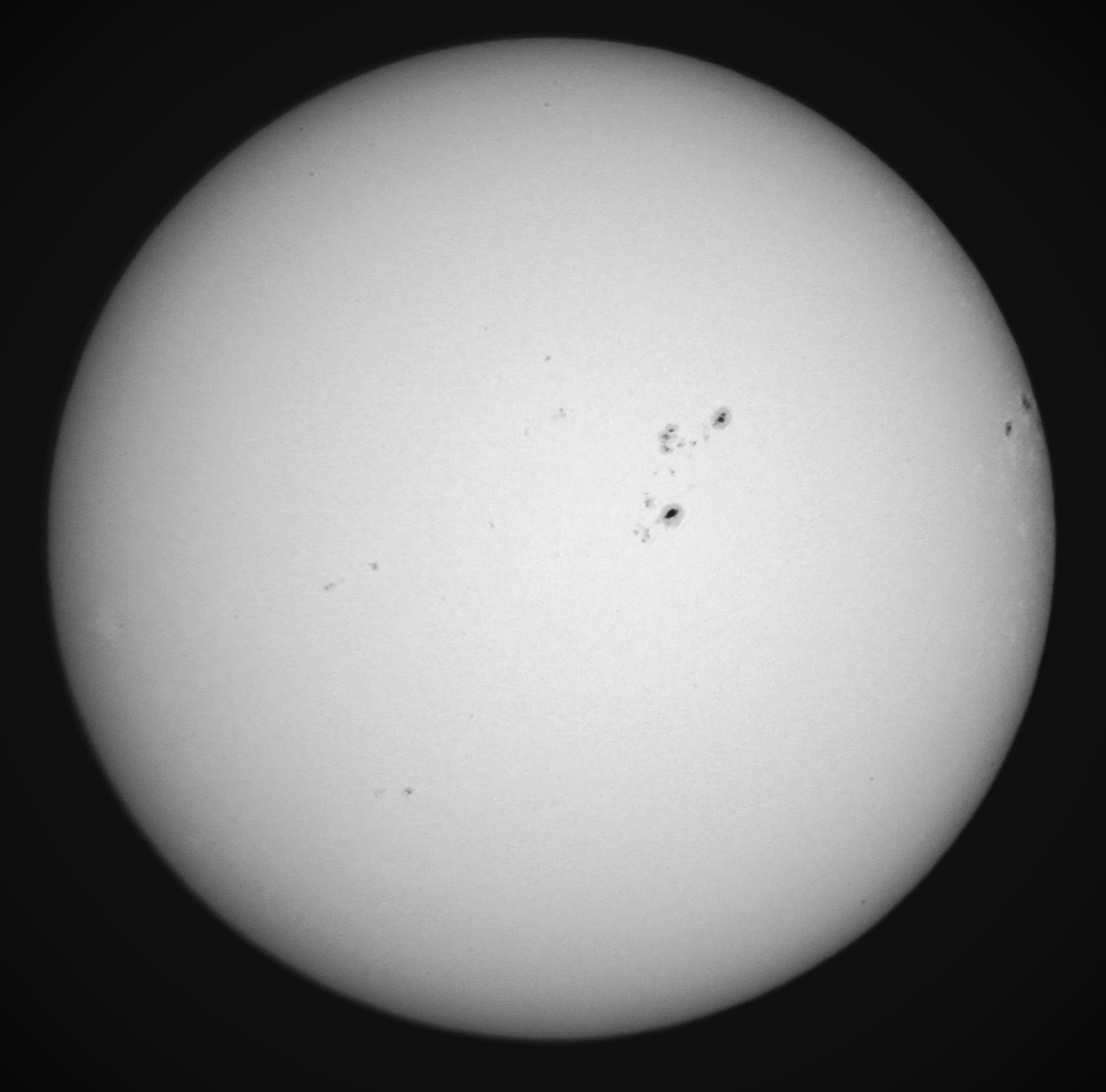 Die Sonne am 3. Oktober 2025