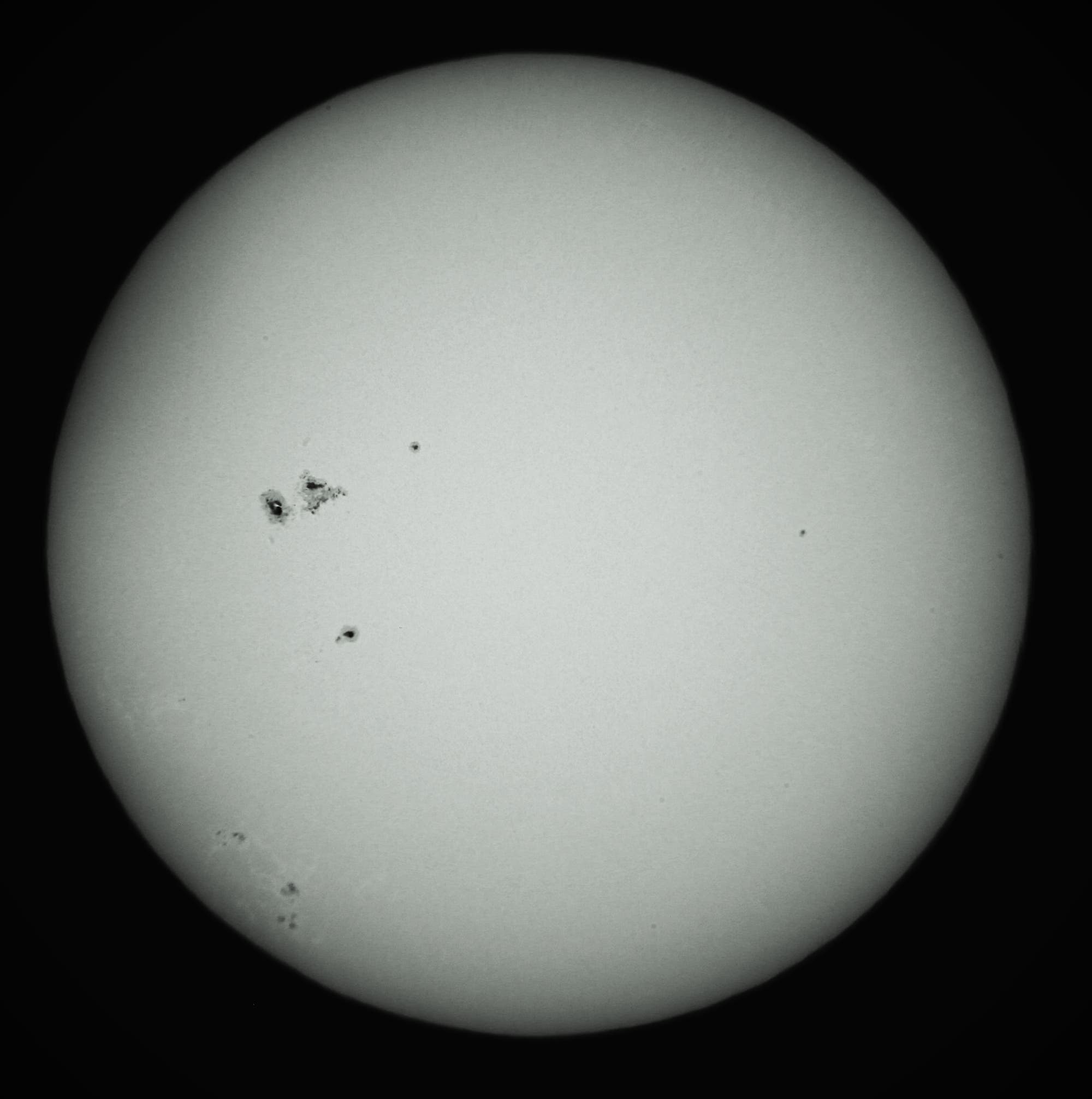 Die Sonne am 7. November 2025